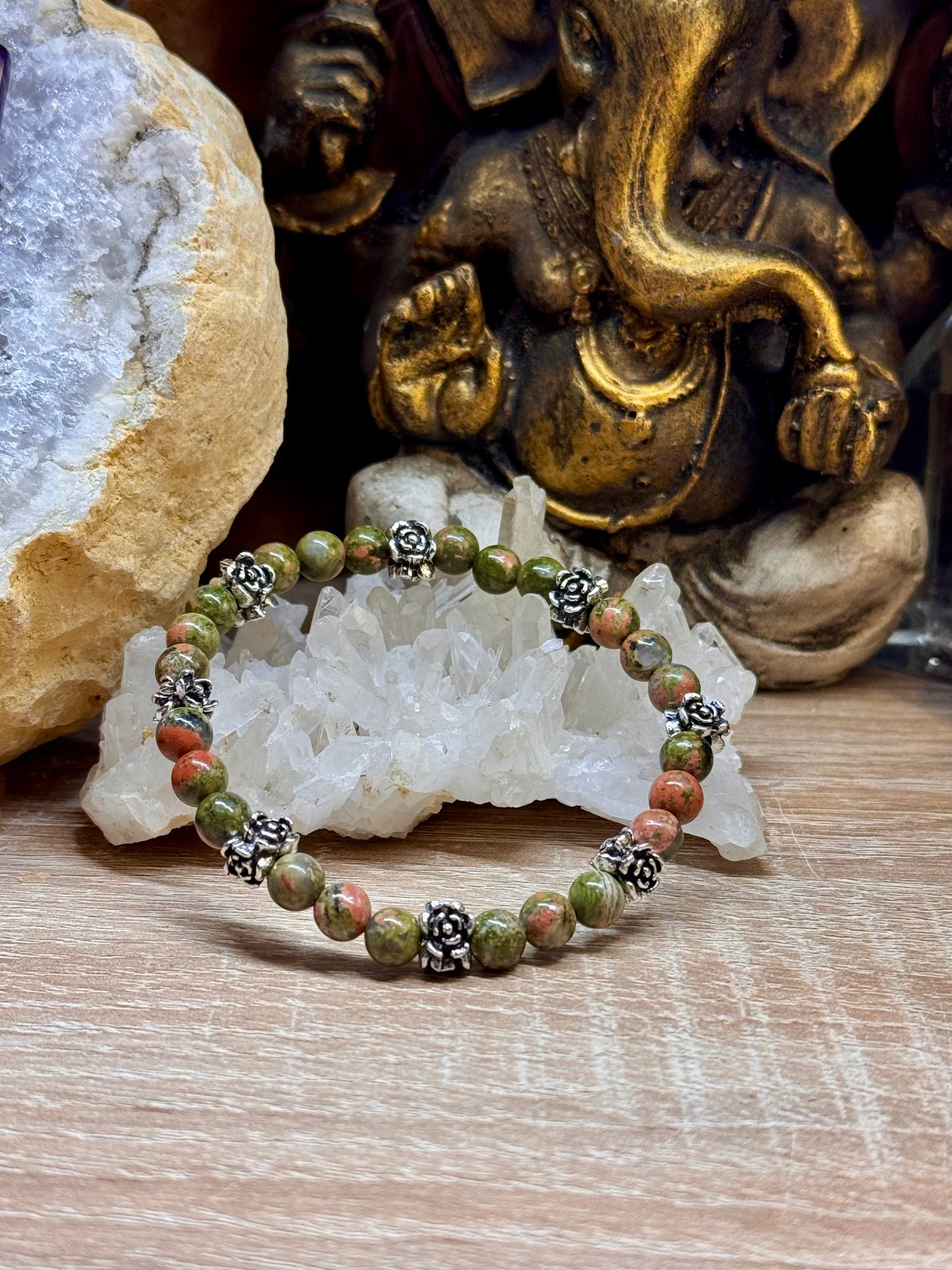 Bracelet Unakite "Équilibre et Calme"