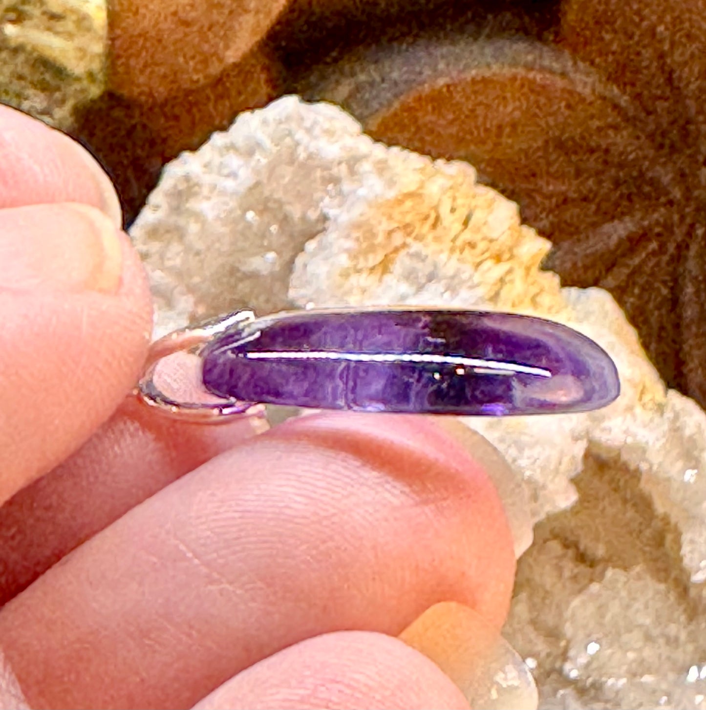 Pendentif d’améthyste