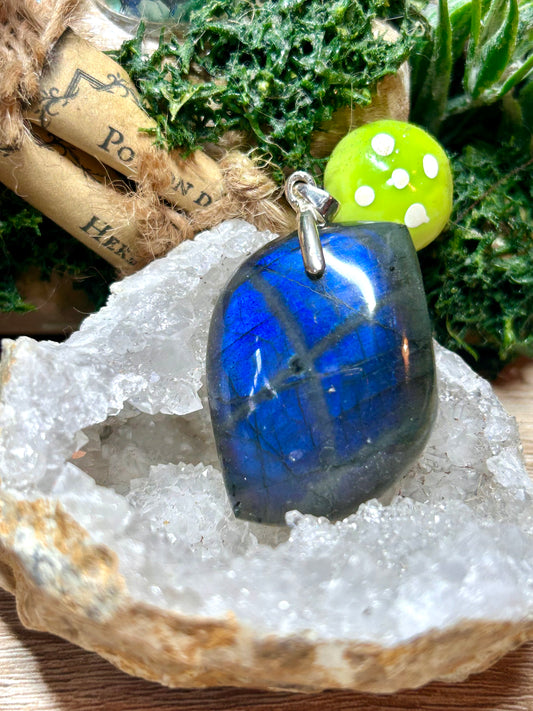 Pendentif en labradorite
