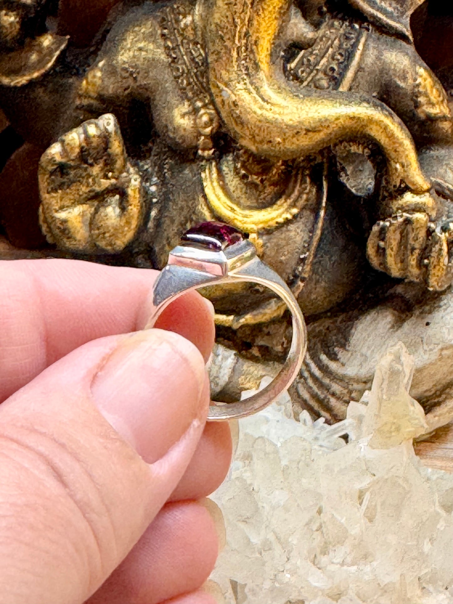 Bague Grenat T56