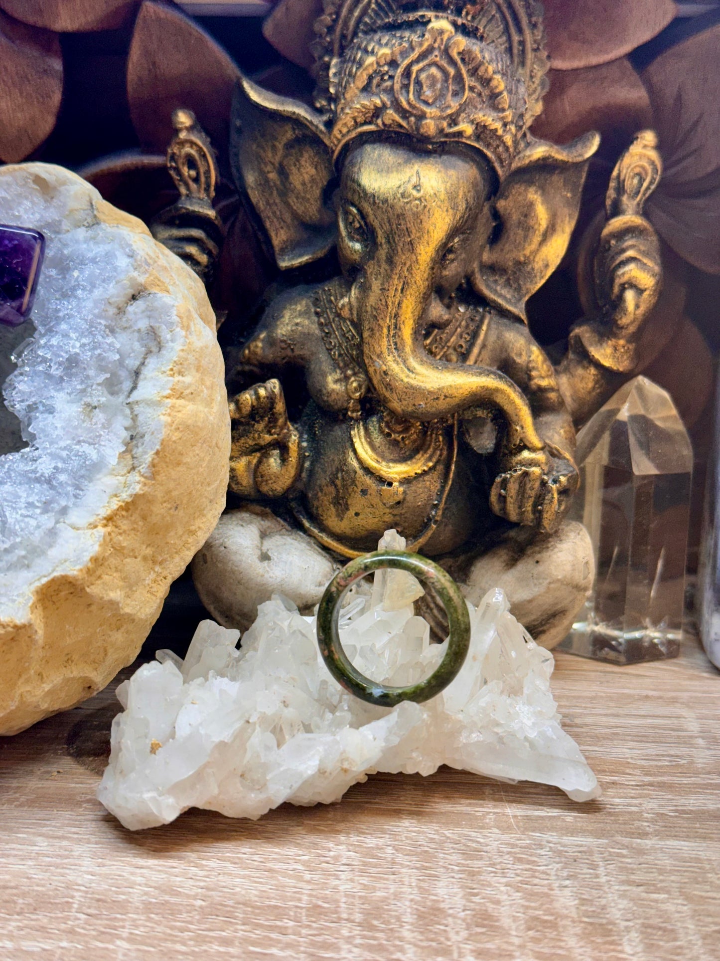 Anneau d’Unakite T65