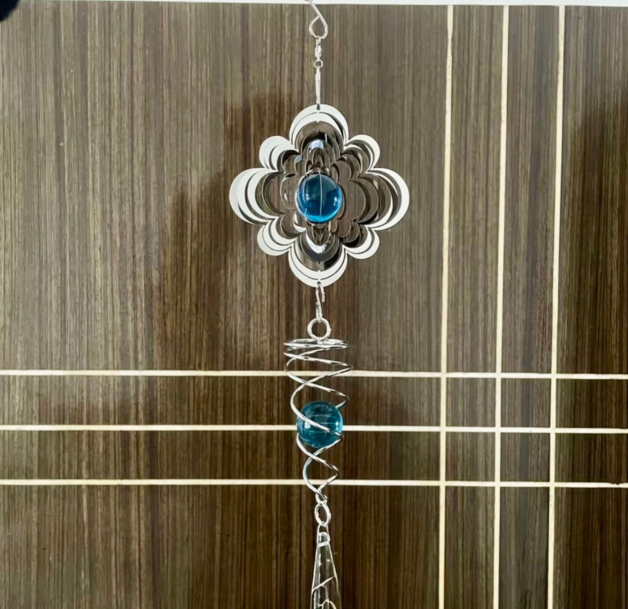 Mandala extérieur - Mobile avec spirale