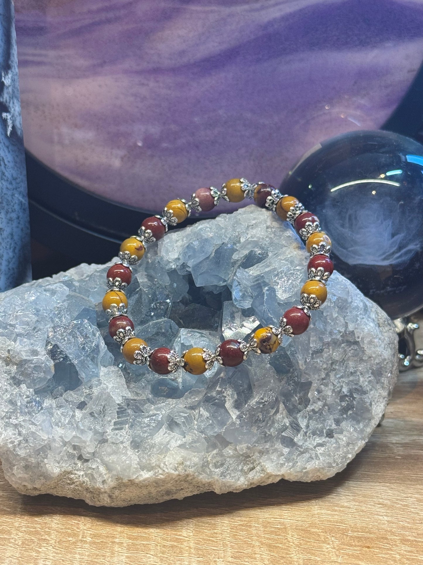 Bracelet "sel-control, sérénité et patience"