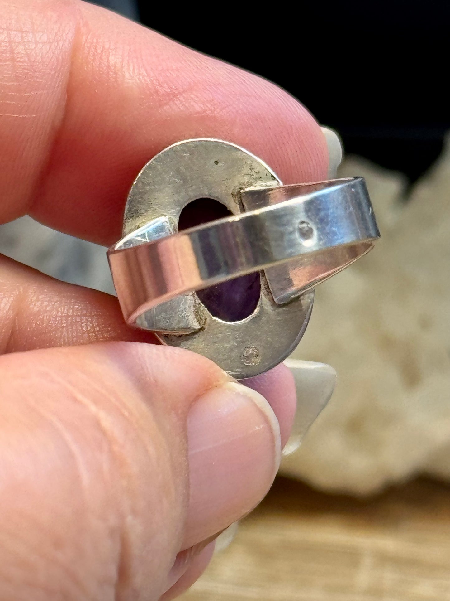 Bague en Améthyste T55