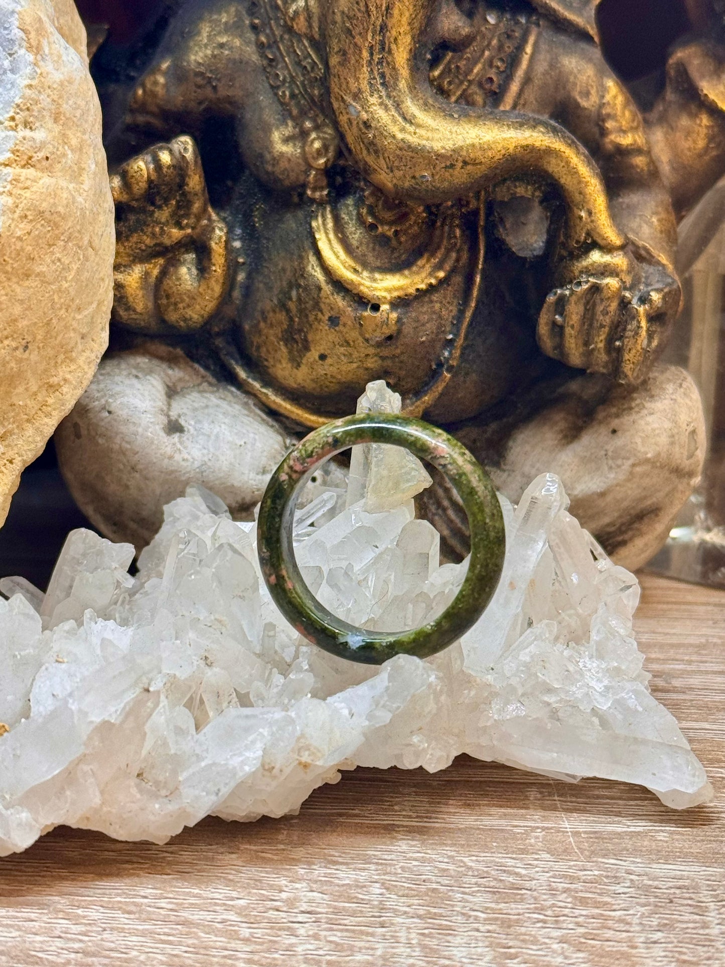 Anneau d’Unakite T65