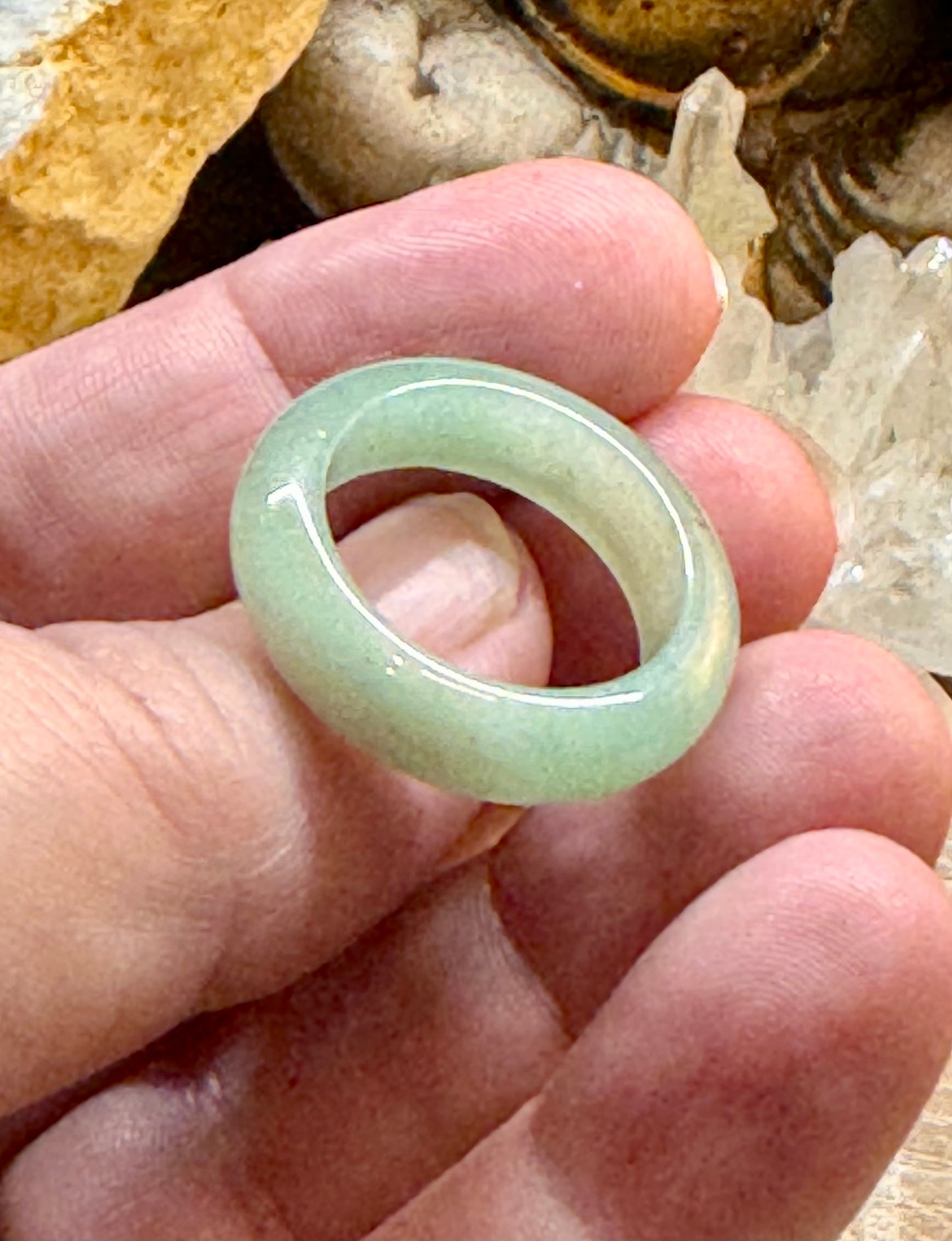 Anneau en Aventurine T57