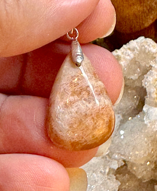 Pendentif de pierre de soleil extra