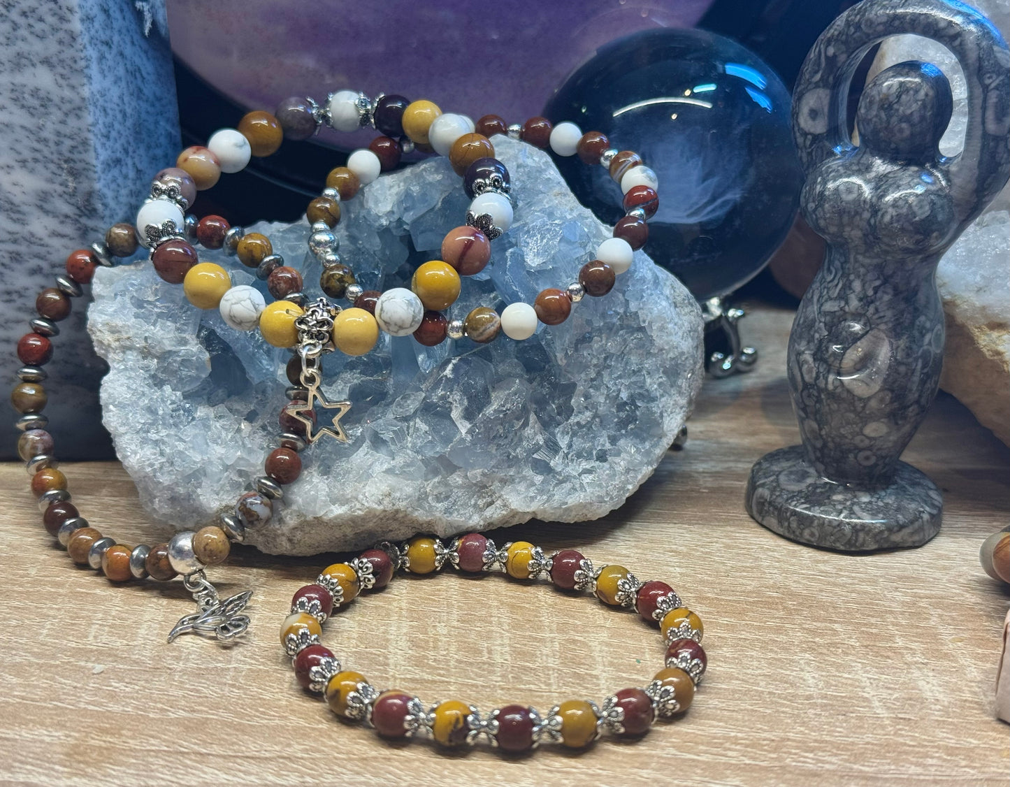 Bracelet "sel-control, sérénité et patience"