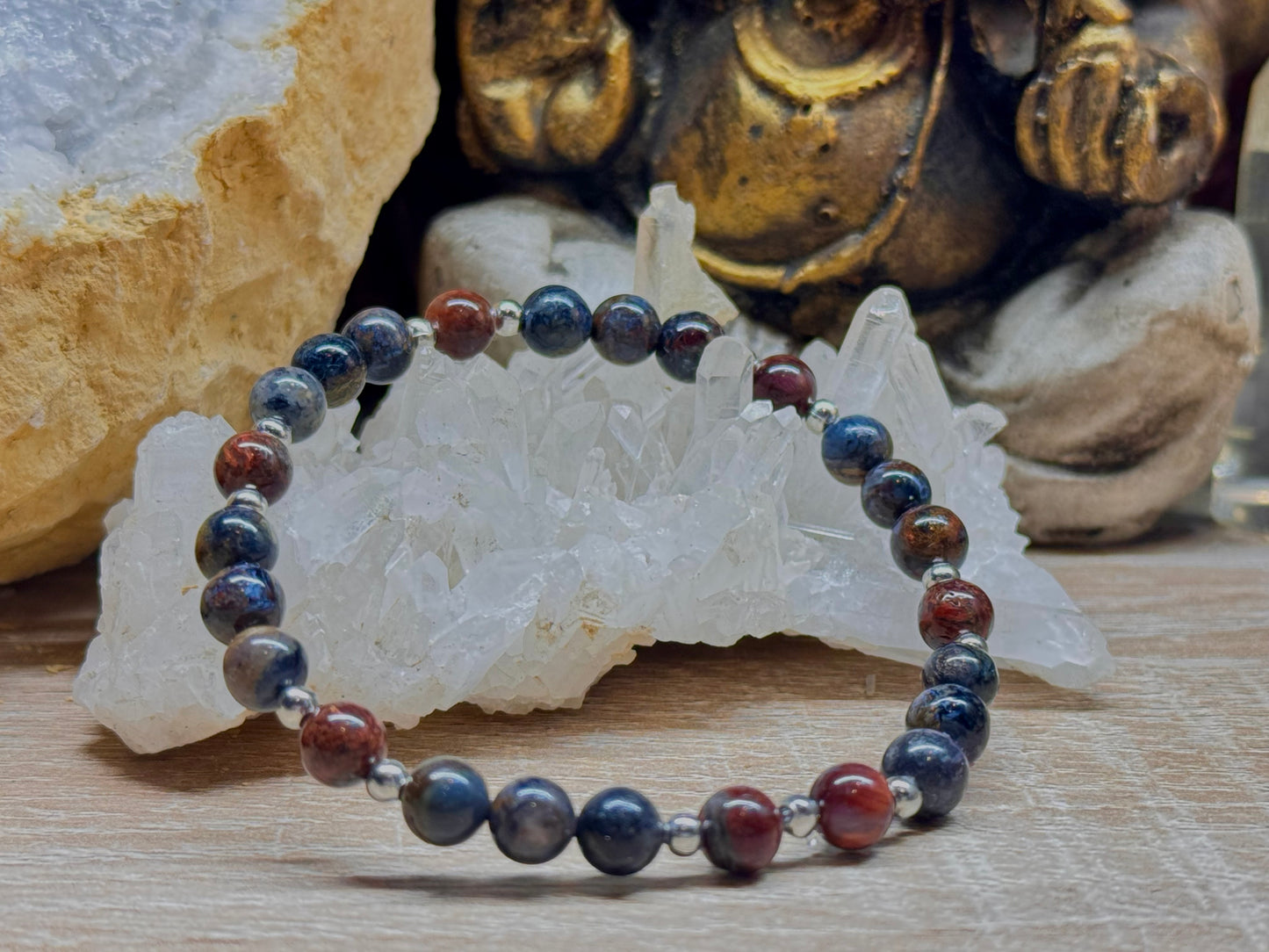 Bracelet de lithothérapie en piétersite