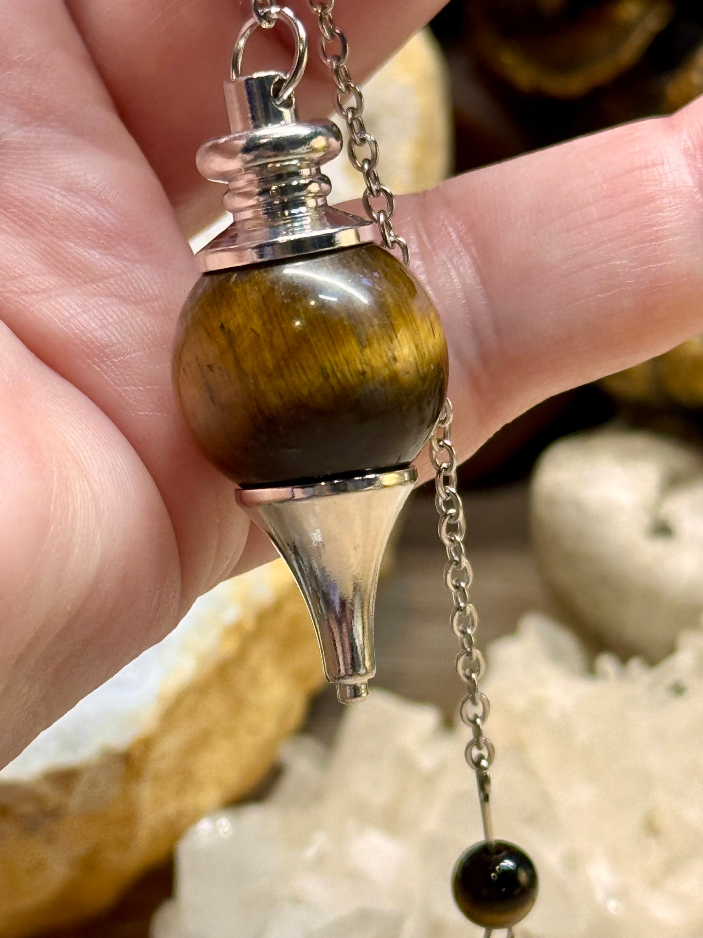 Pendule Sphérique Oeil de tigre