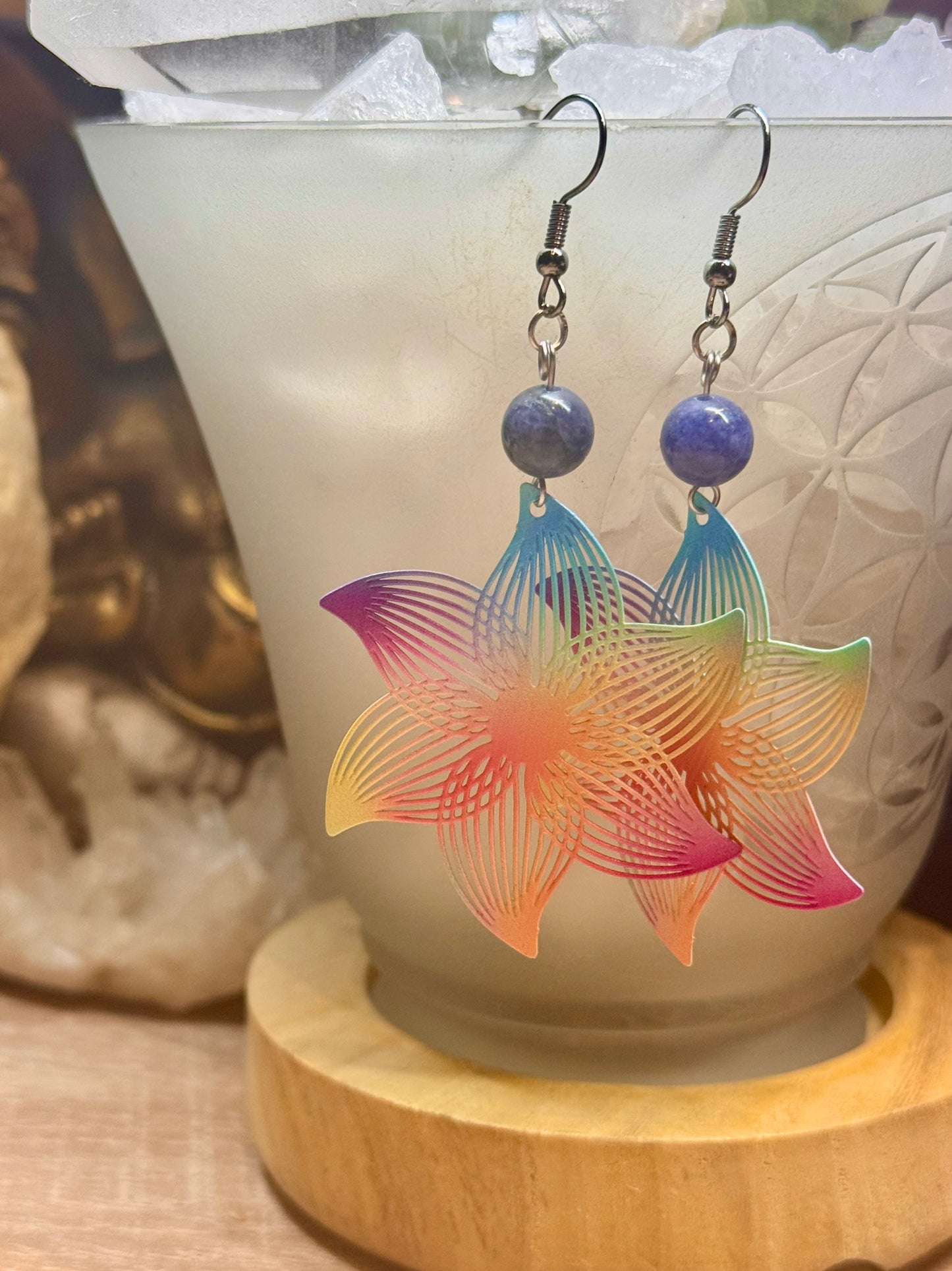 Boucles d’oreilles en couleurs