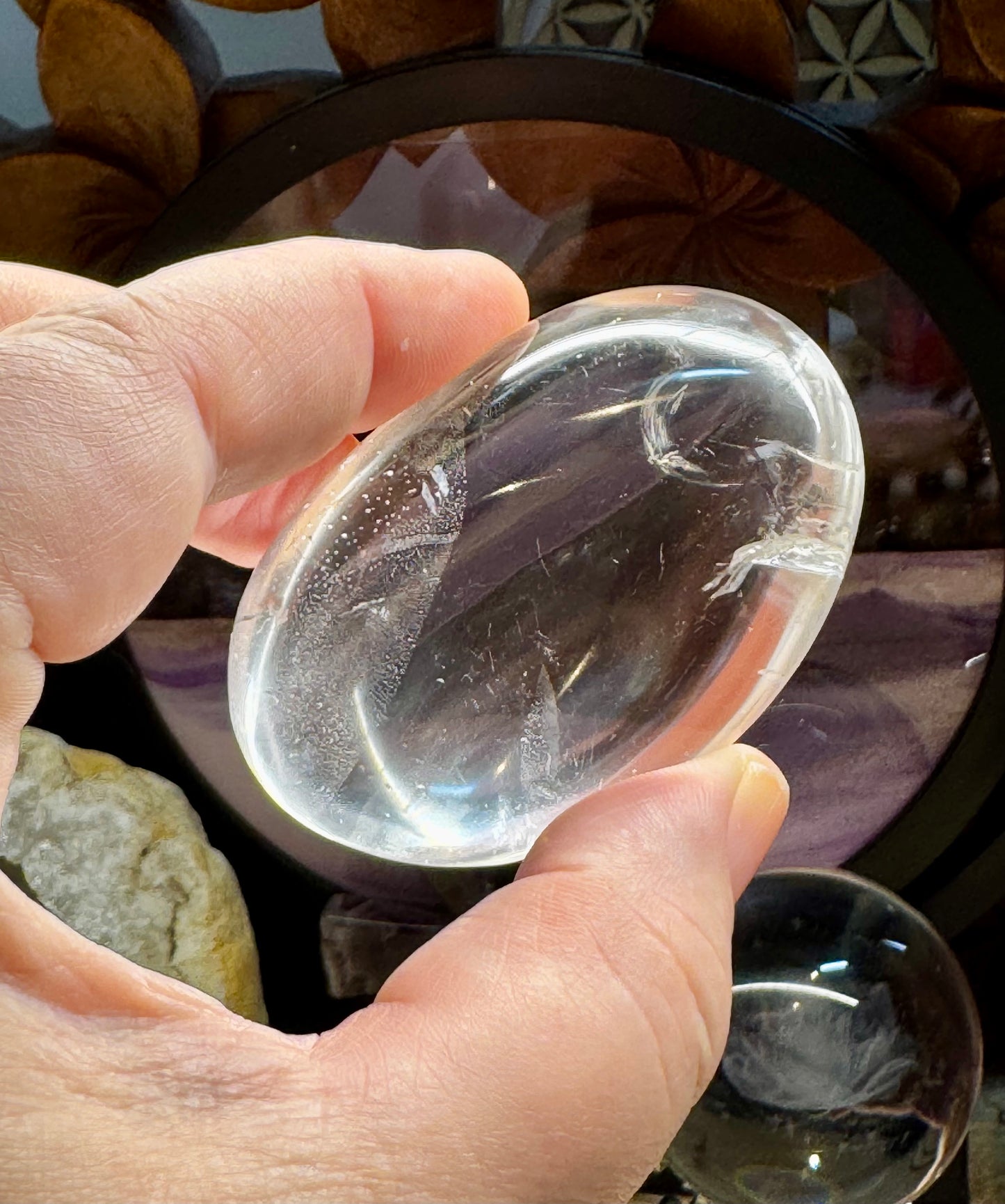Galets de Quartz Cristal