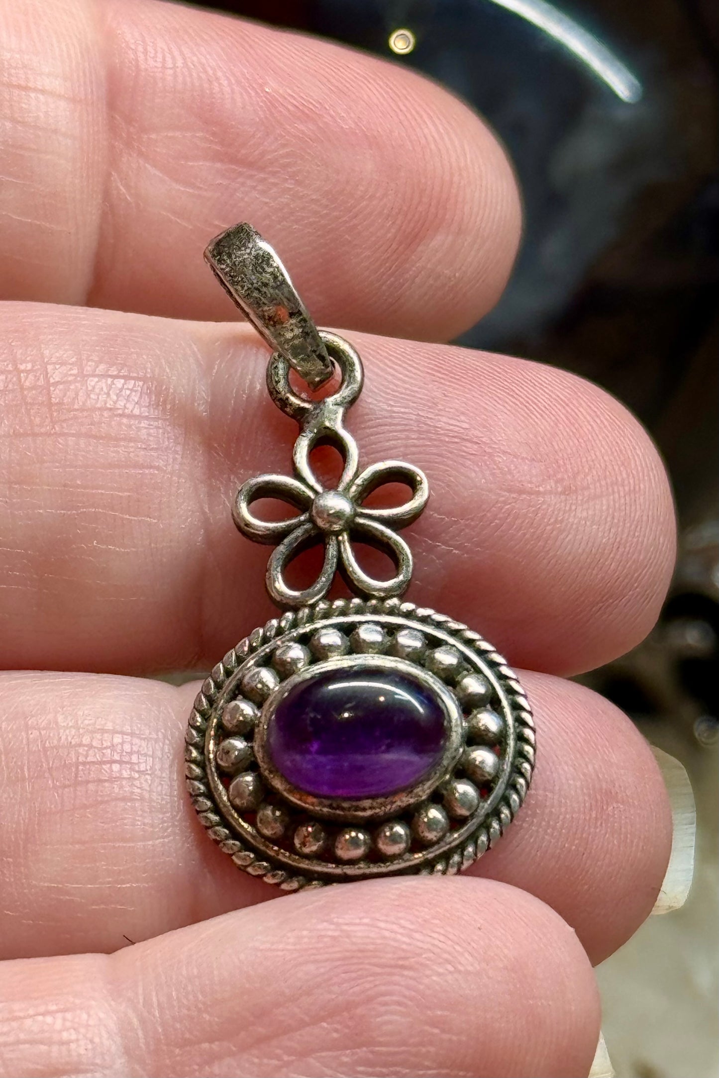 Pendentif d’améthyste