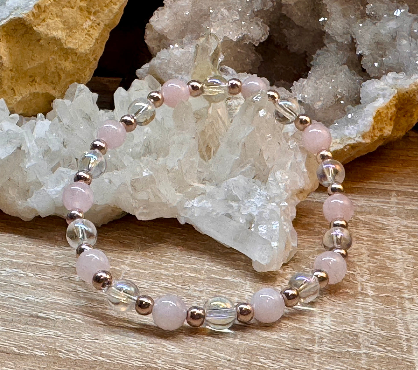 Bracelet "Amour Inconditionnel, Tranquillité et Joie"