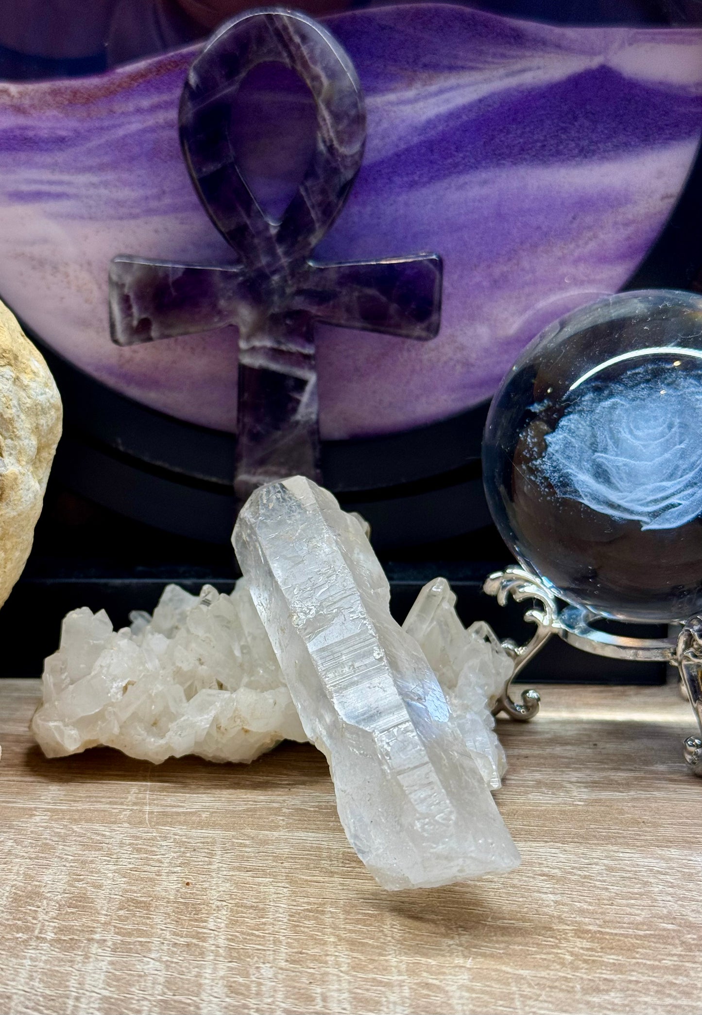 Pointe de Quartz Lémurien 3