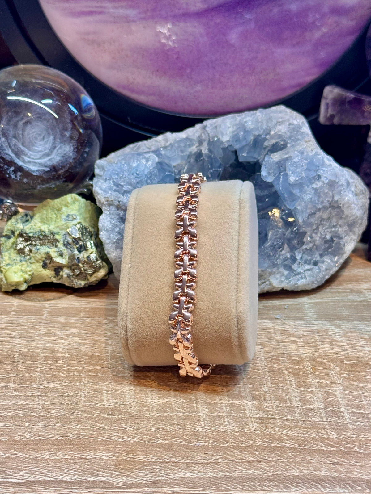 Bracelet magnétique avec aimants - papillons