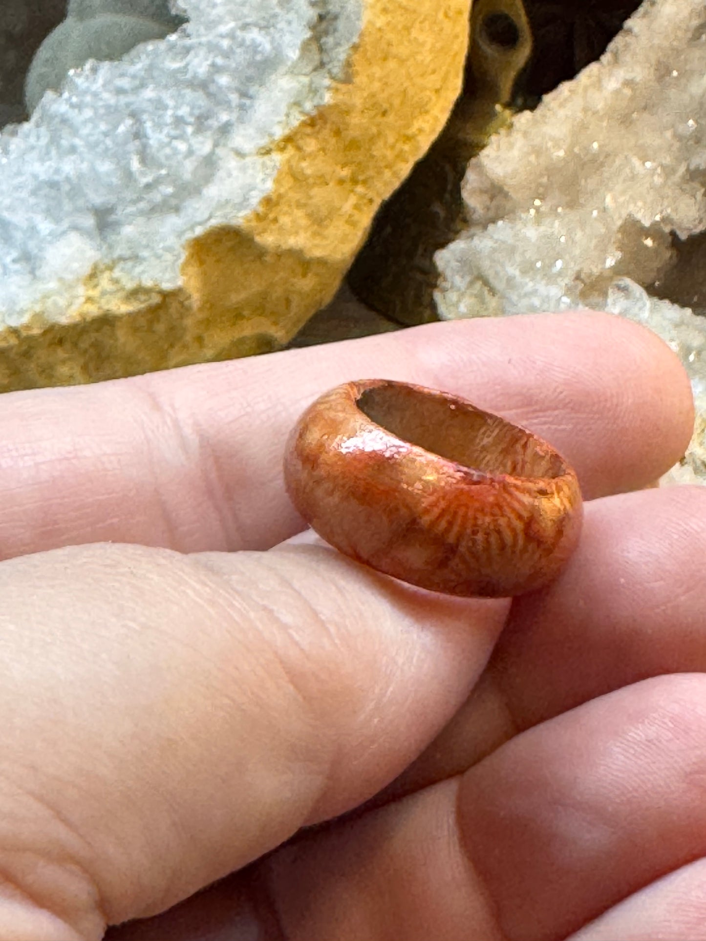 Bague fantaisie en bois