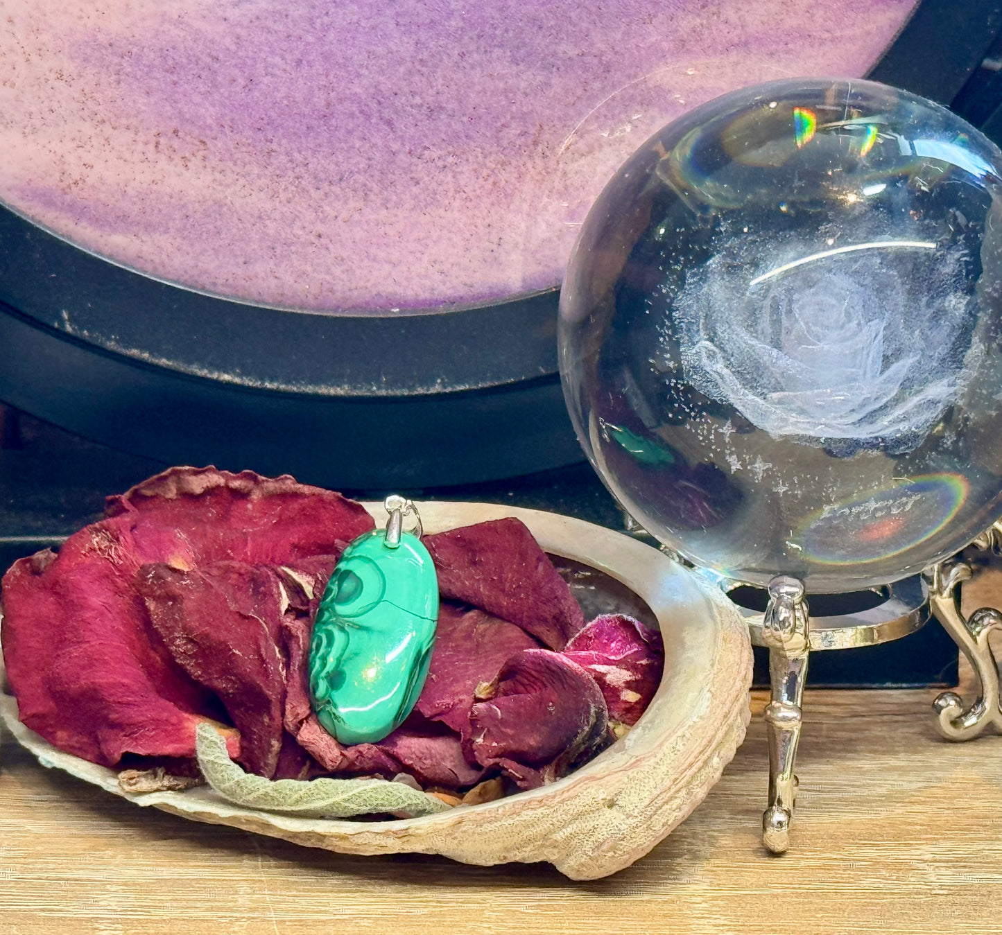 Pendentif de Malachite