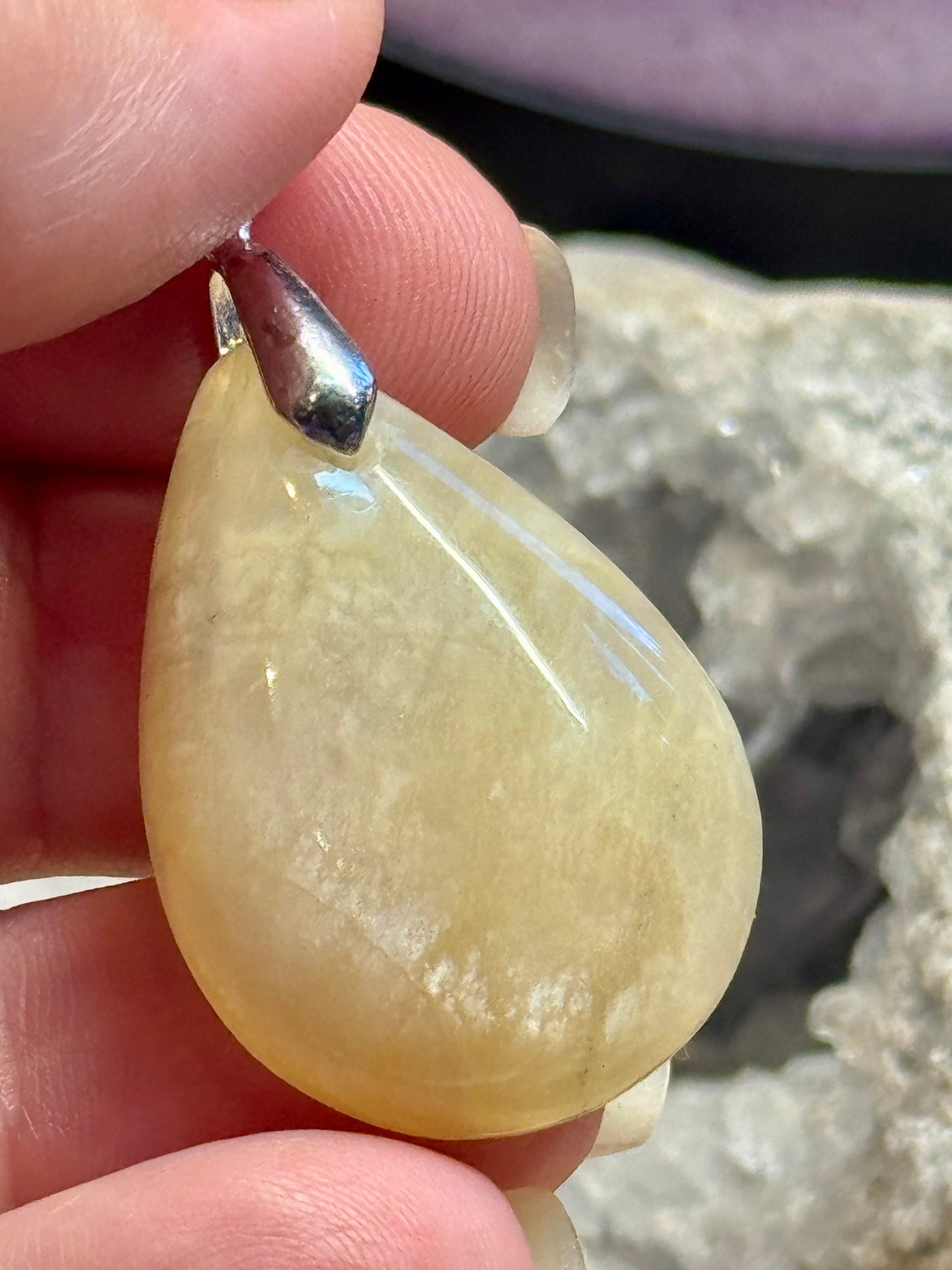 Pendentif de Pierre de lune goutte