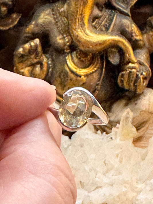 Bague citrine T53