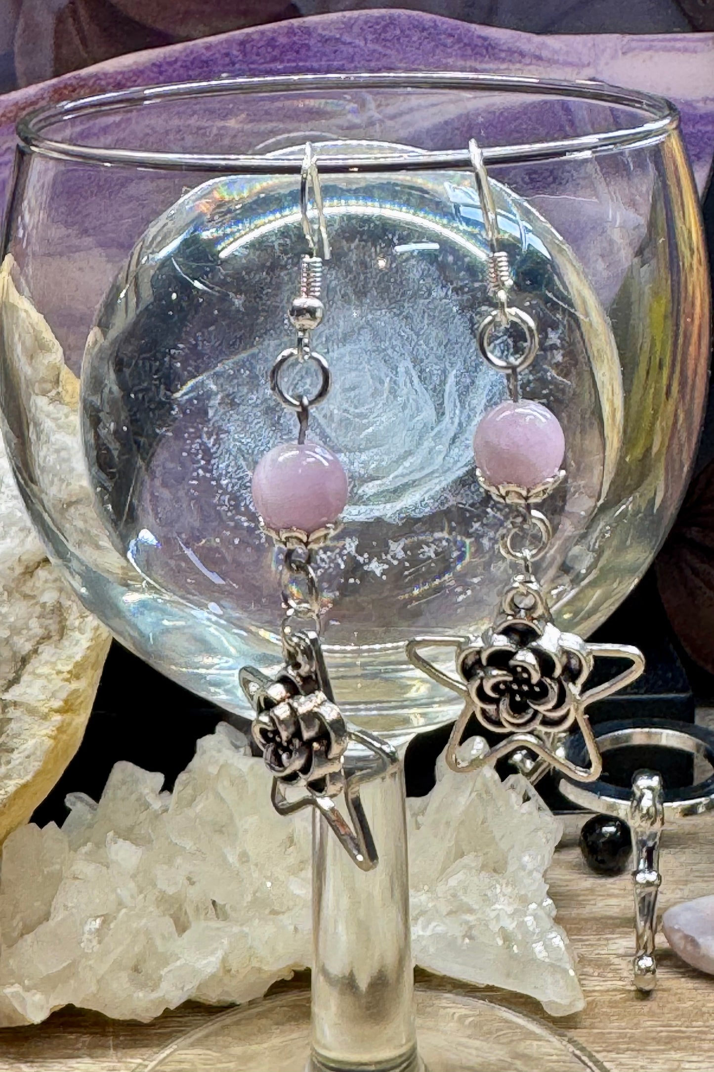 Boucles d’oreilles Kunzite