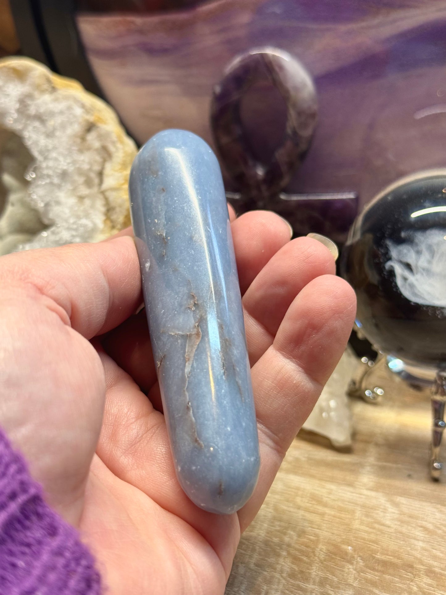 Bâton de massage en Angélite