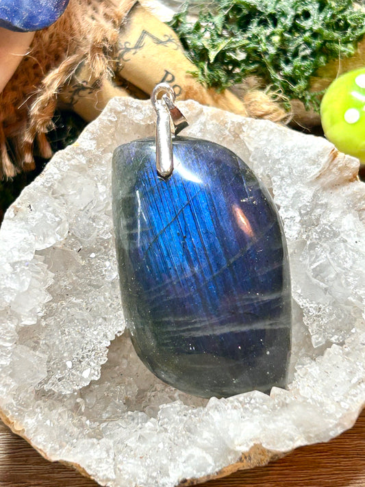 Pendentif en labradorite