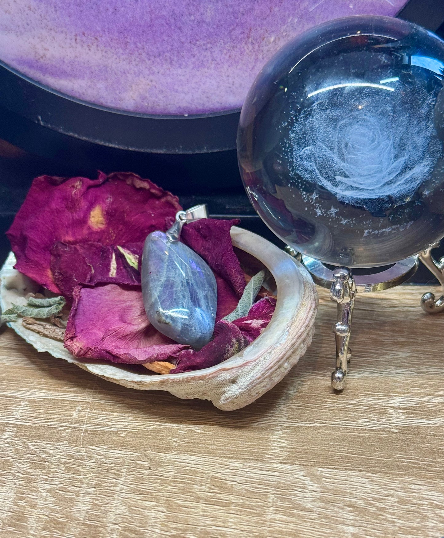 Pendentif en Labradorite