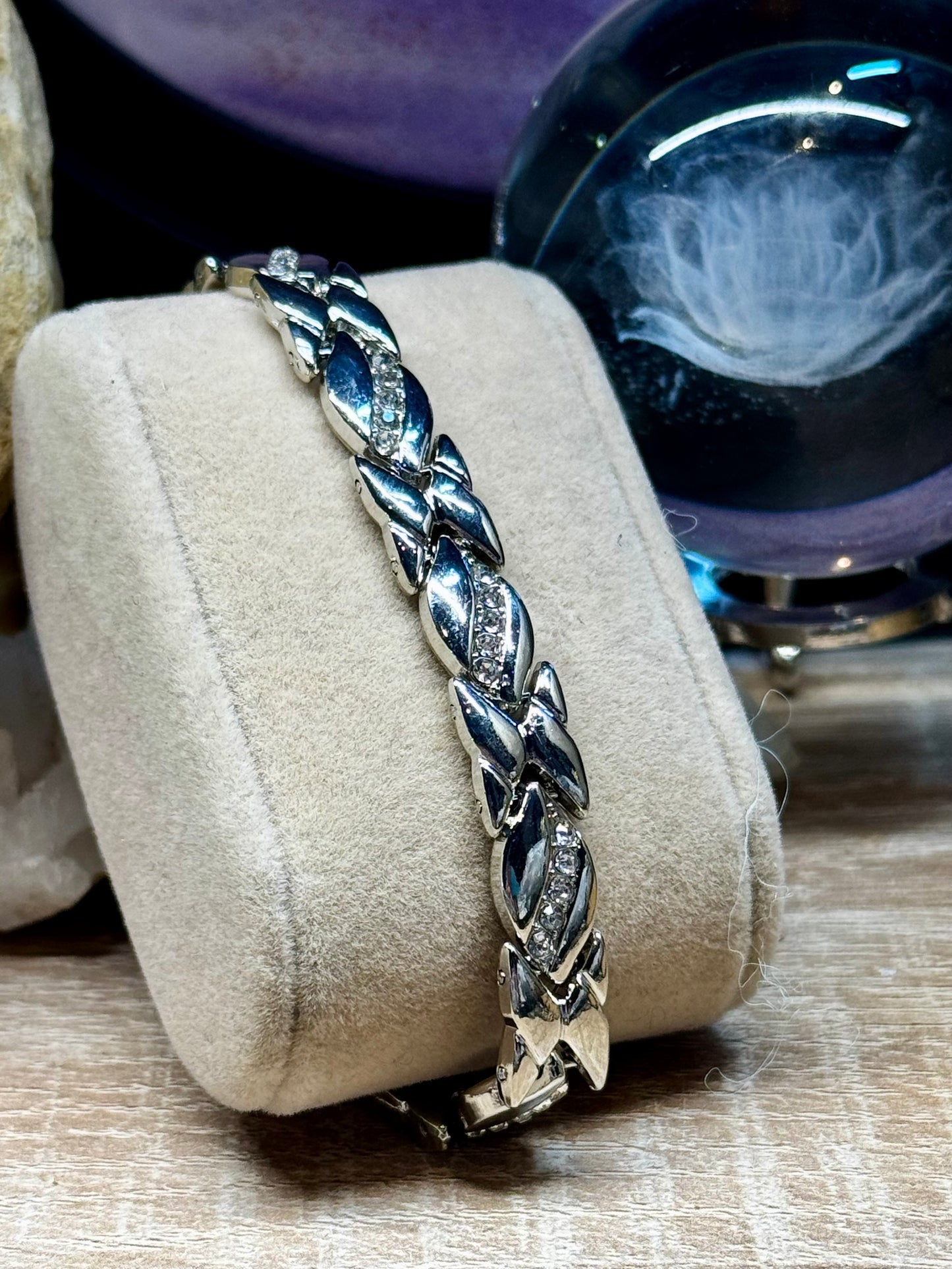 Bracelet magnétique en acier inoxydable