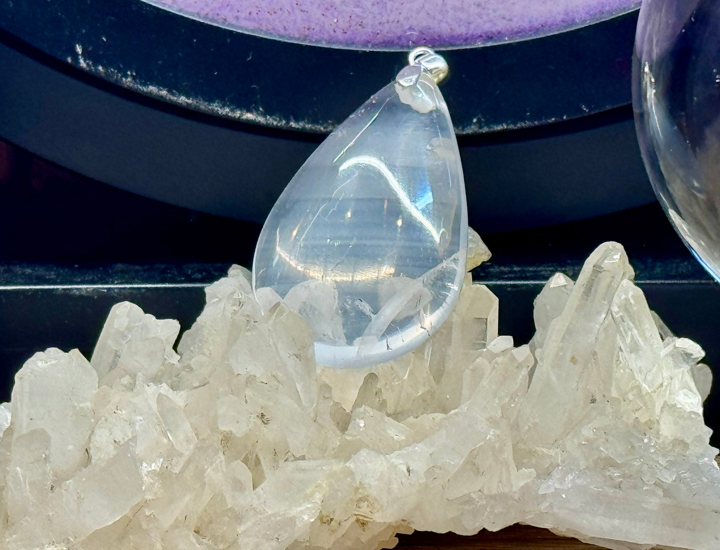 Pendentif de Quartz Laiteux