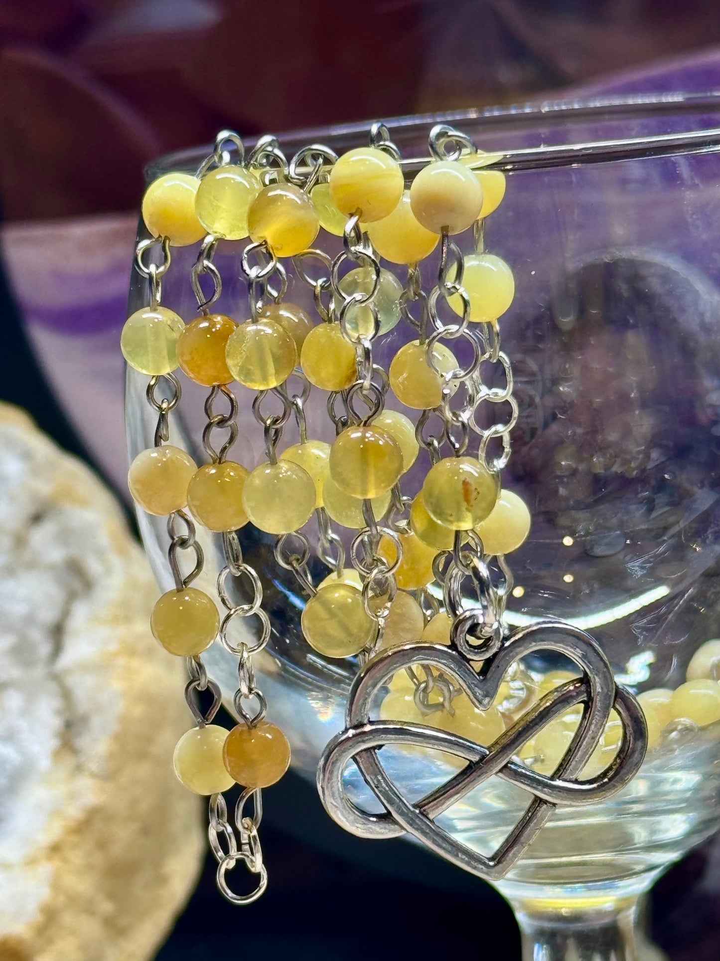 Rosaire en Opale Jaune