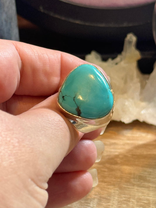 Chevalière en Turquoise T59