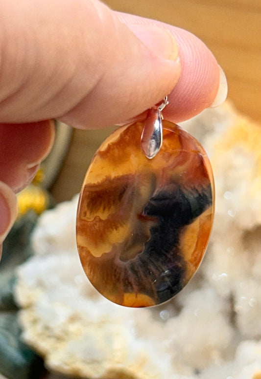 Pendentif d’agate pandora