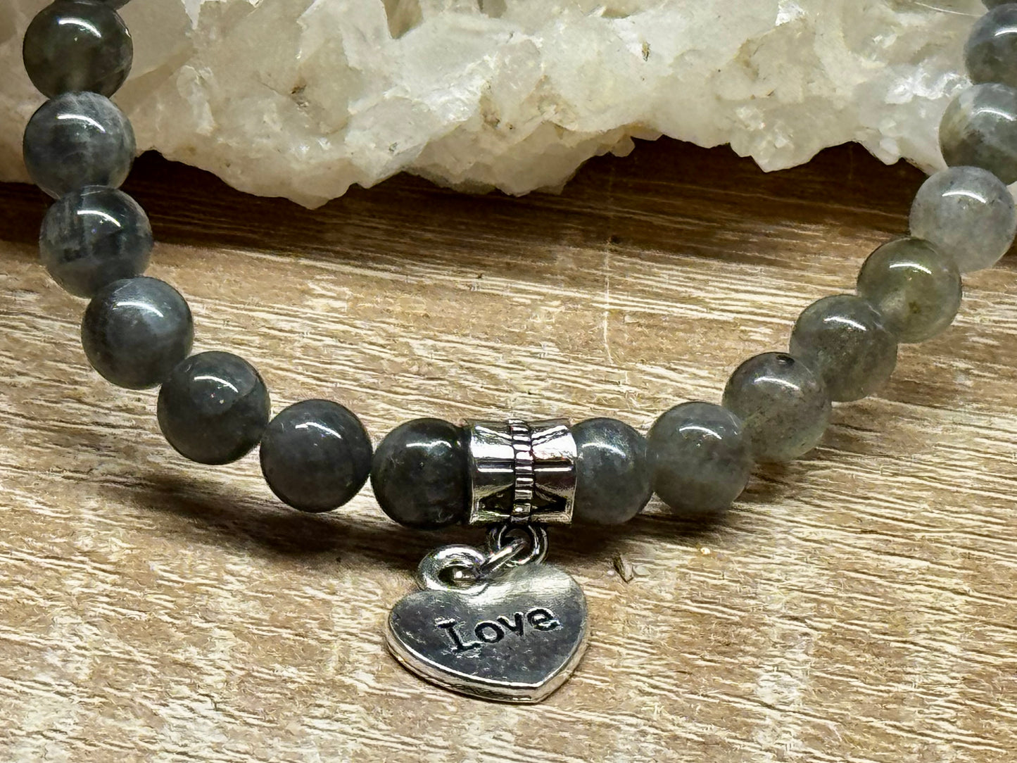 Bracelet de Labradorite 6mm