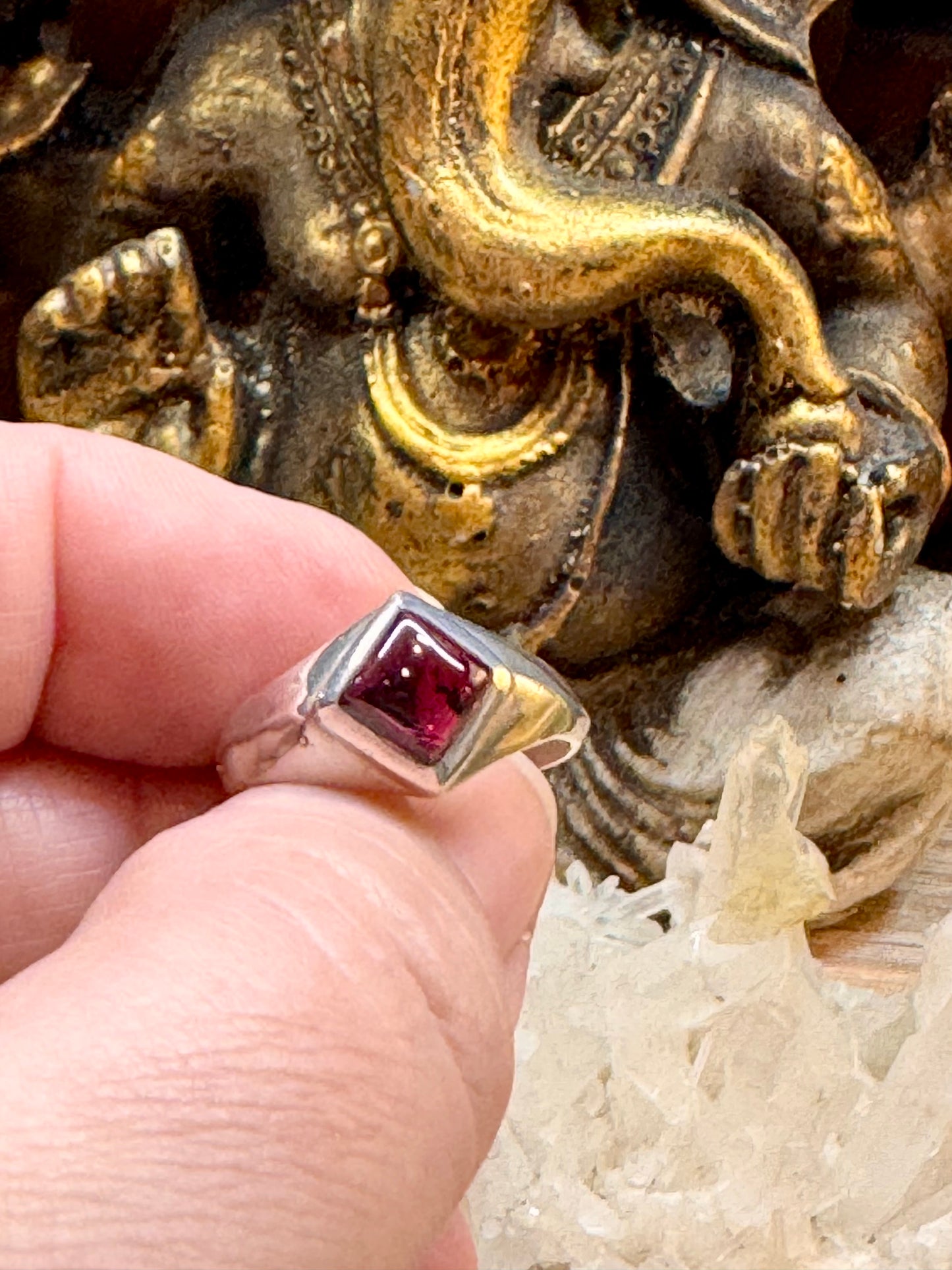 Bague Grenat T56