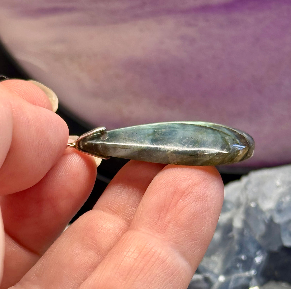 Pendentif de Labradorite goutte