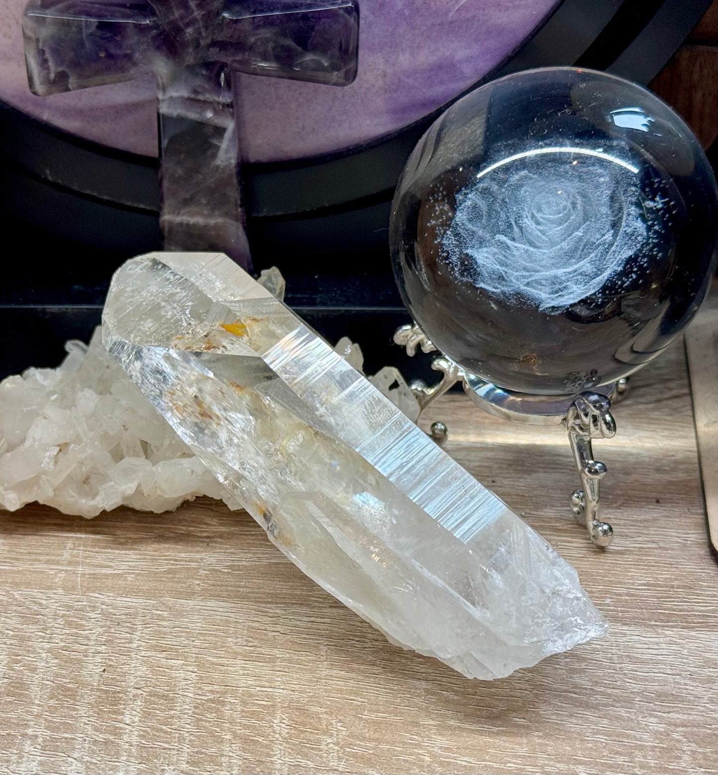 Pointe de Quartz Lémurien - 6