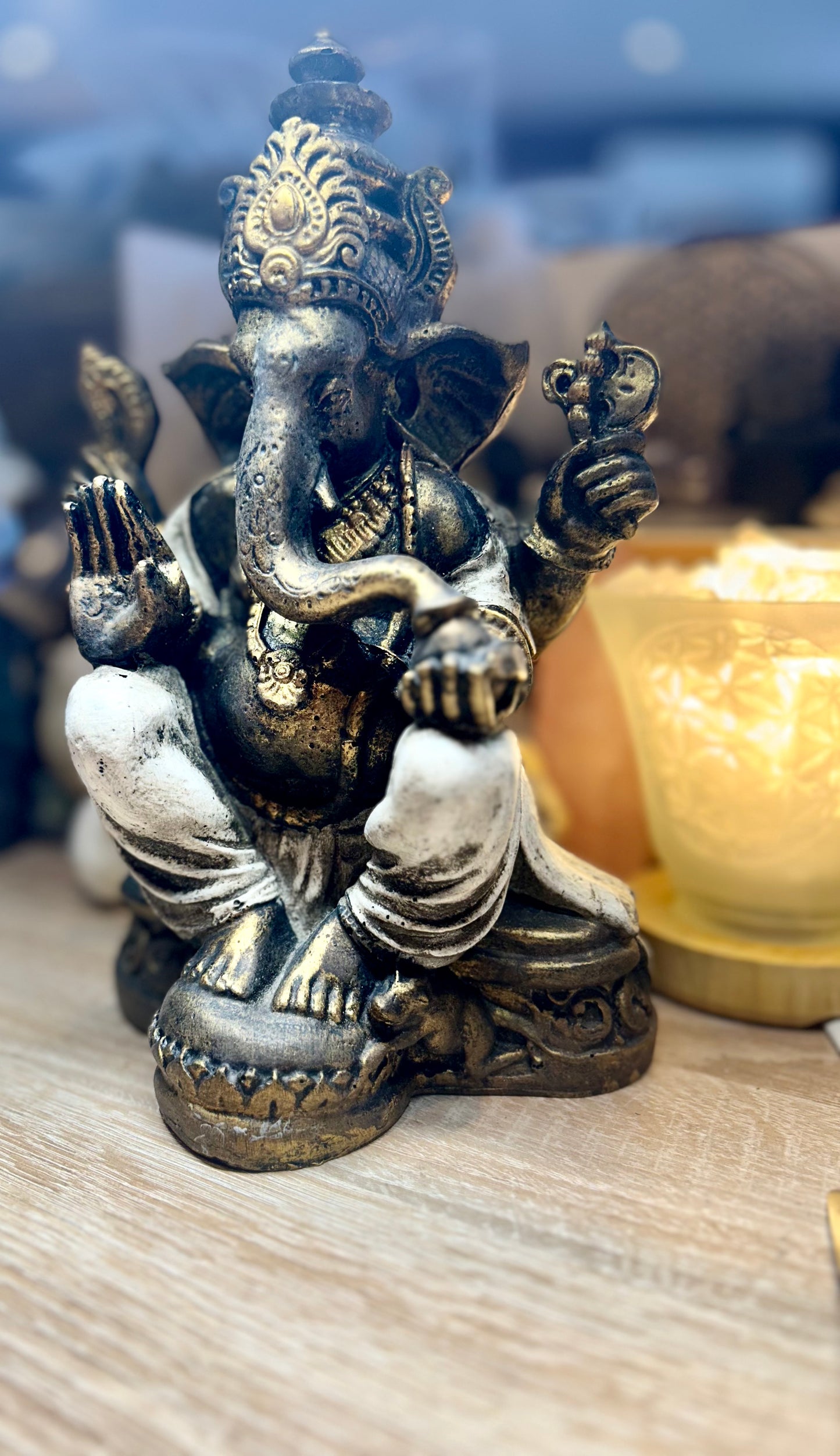 Statue Ganesh en résine