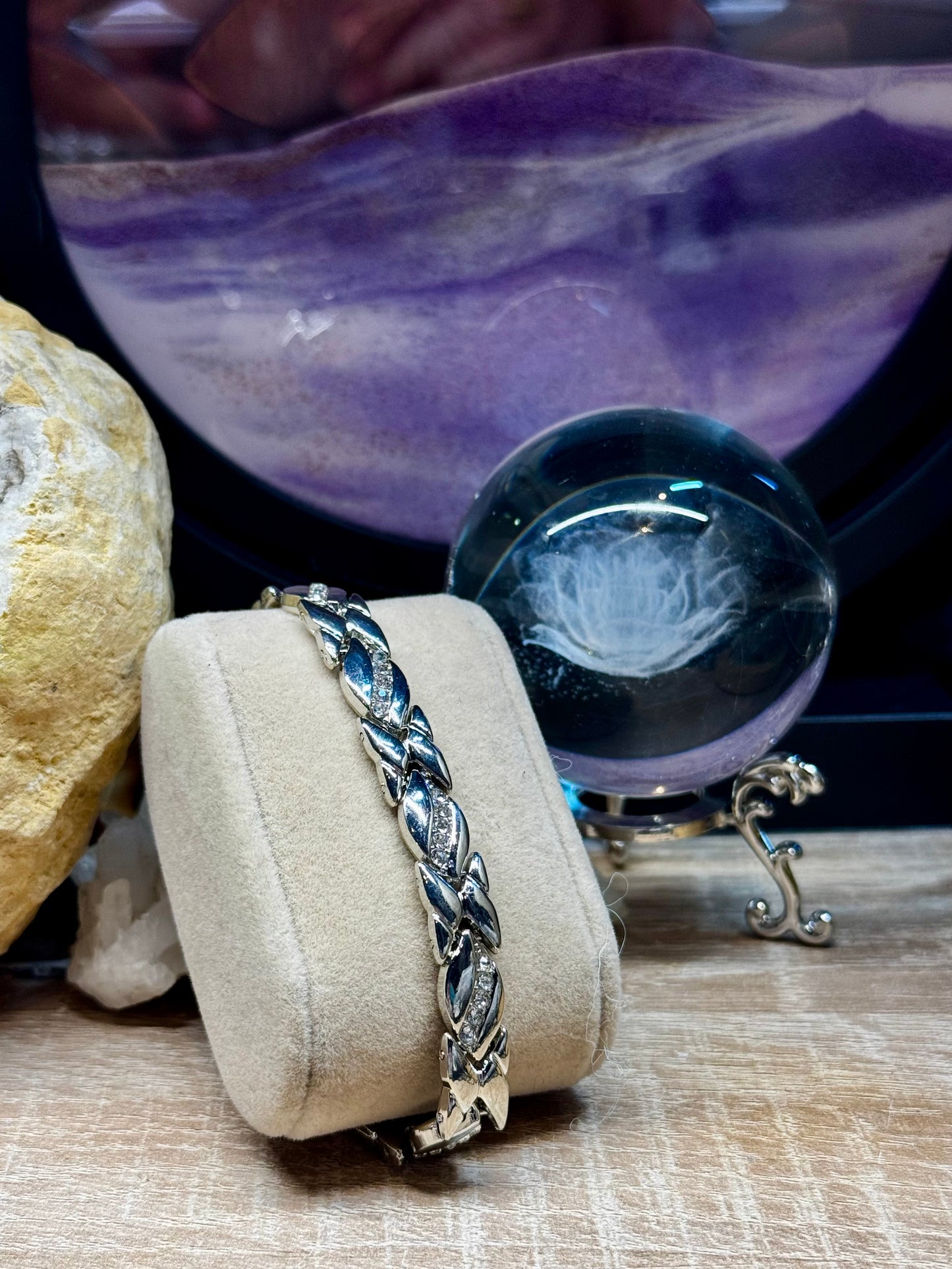 Bracelet magnétique en acier inoxydable