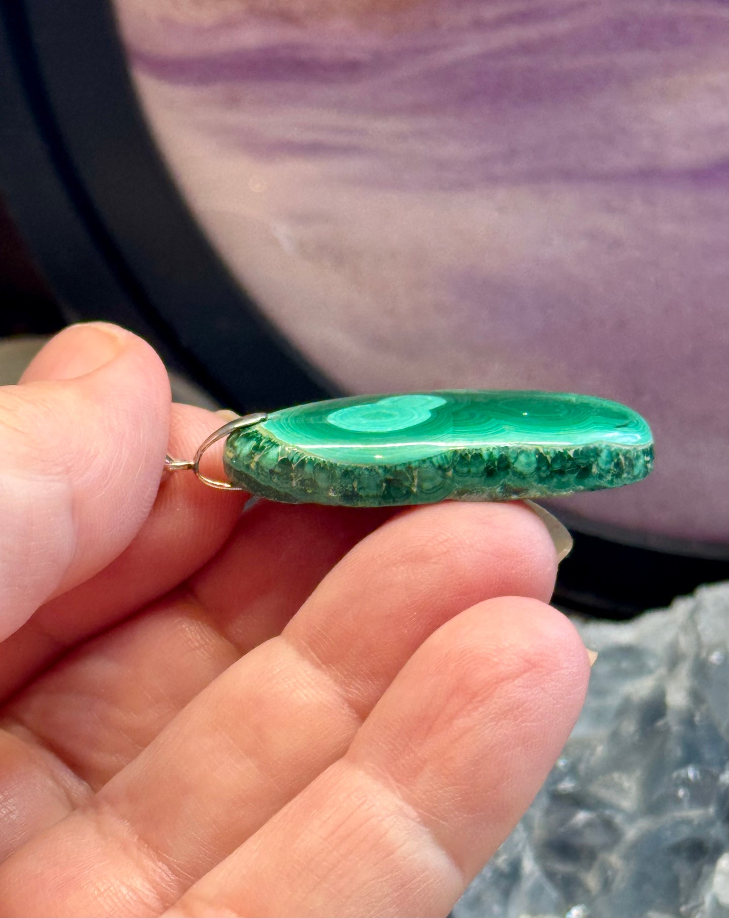 Pendentif de Malachite