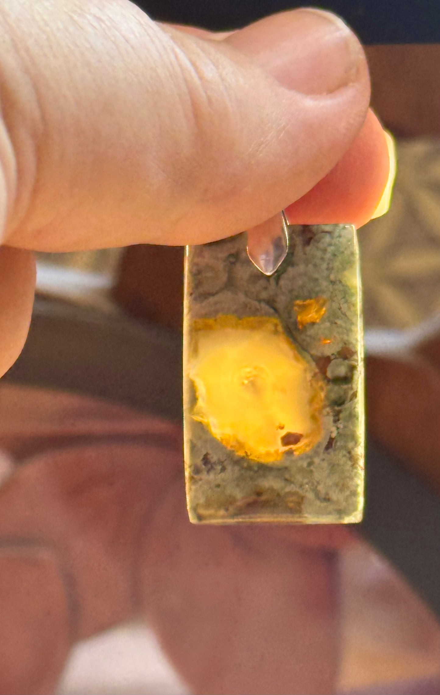 Pendentif en Rhyolite