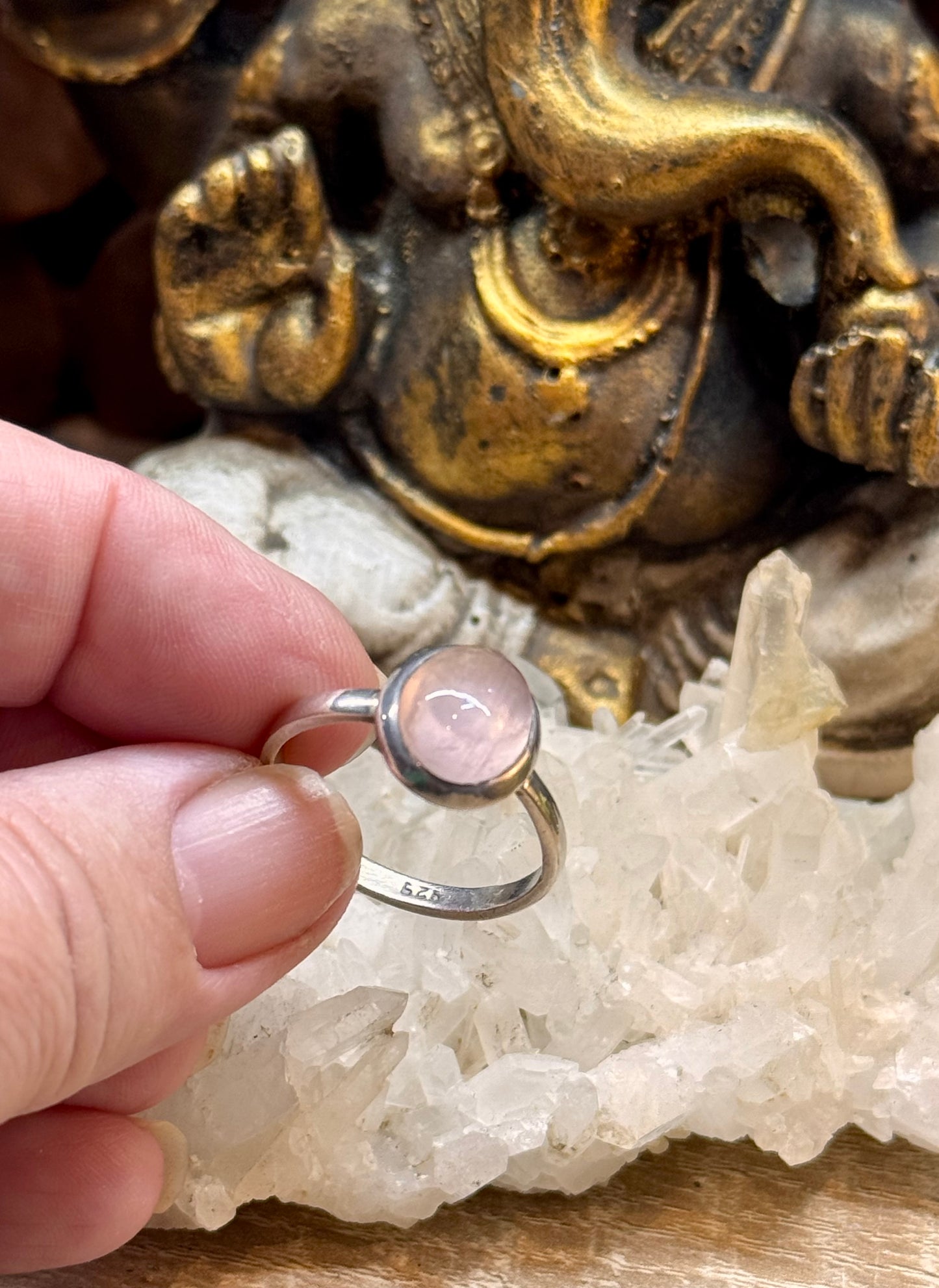 Bague Quartz Rose