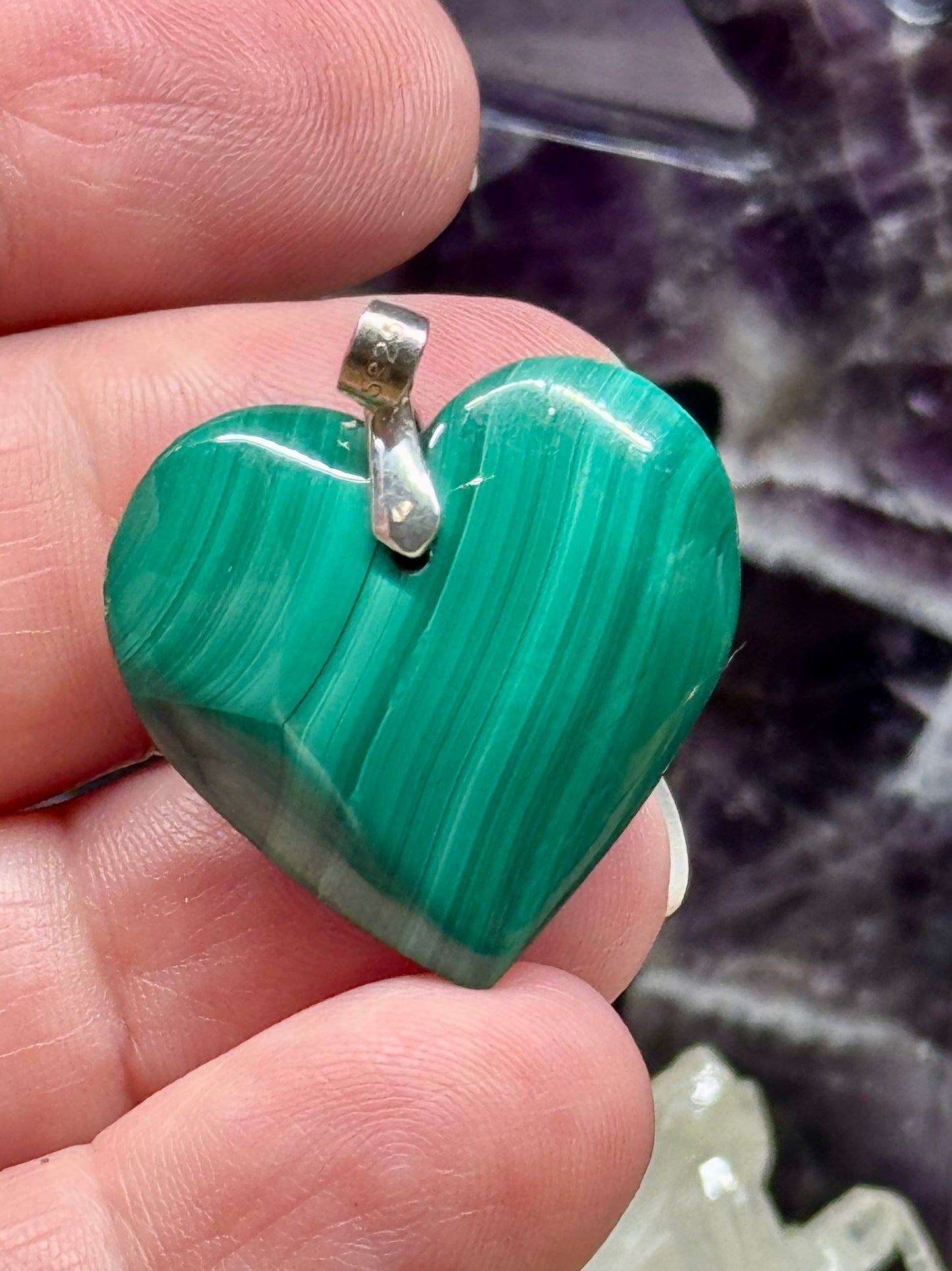 Pendentif de Malachite