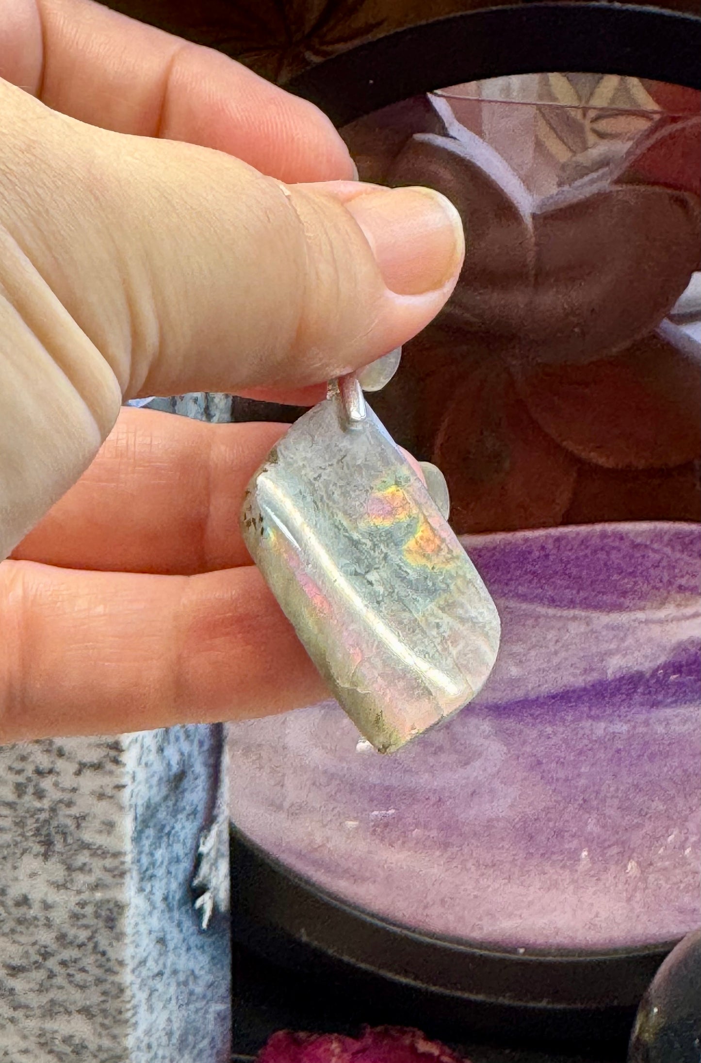 Pendentif en Labradorite