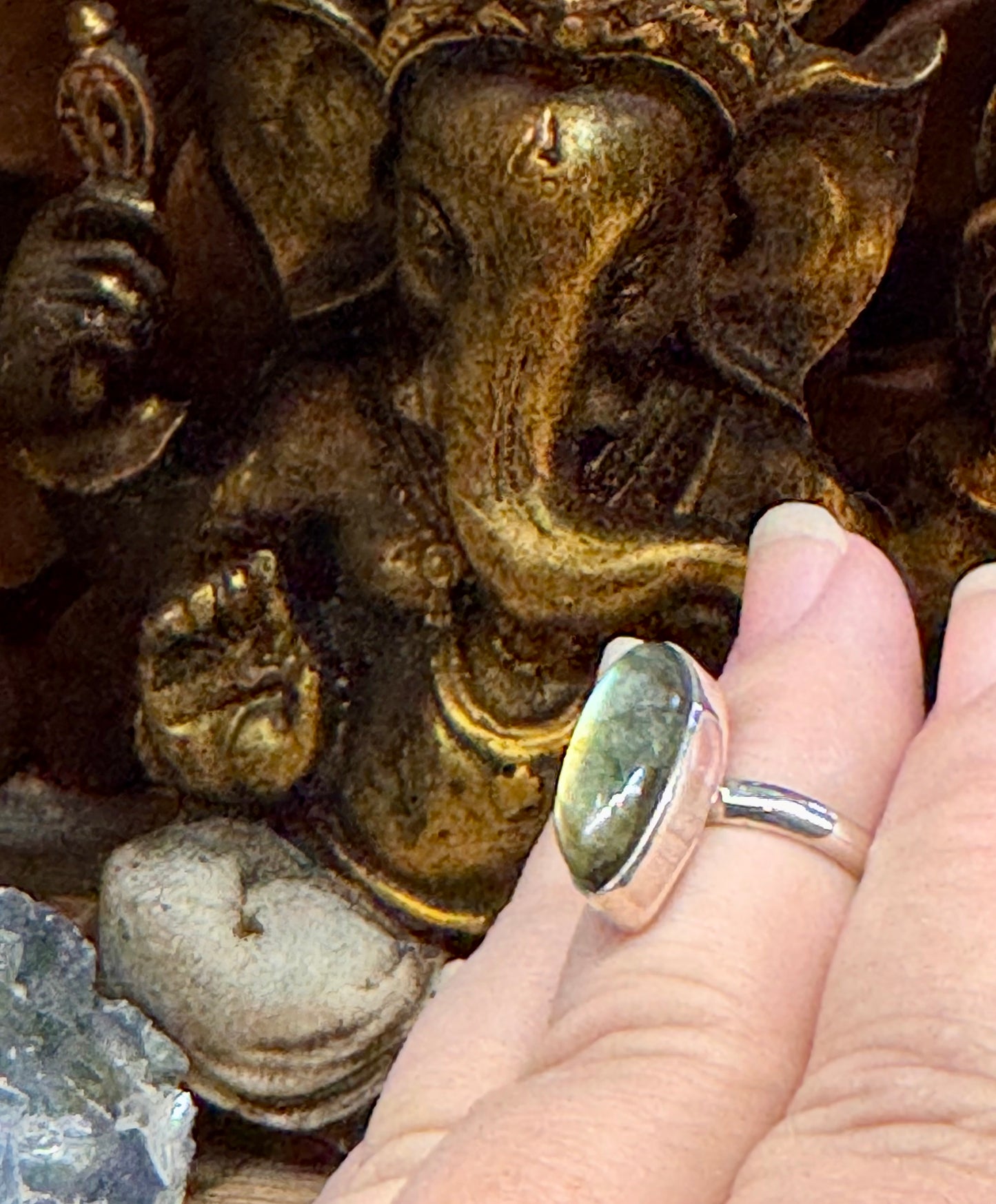Bague labradorite