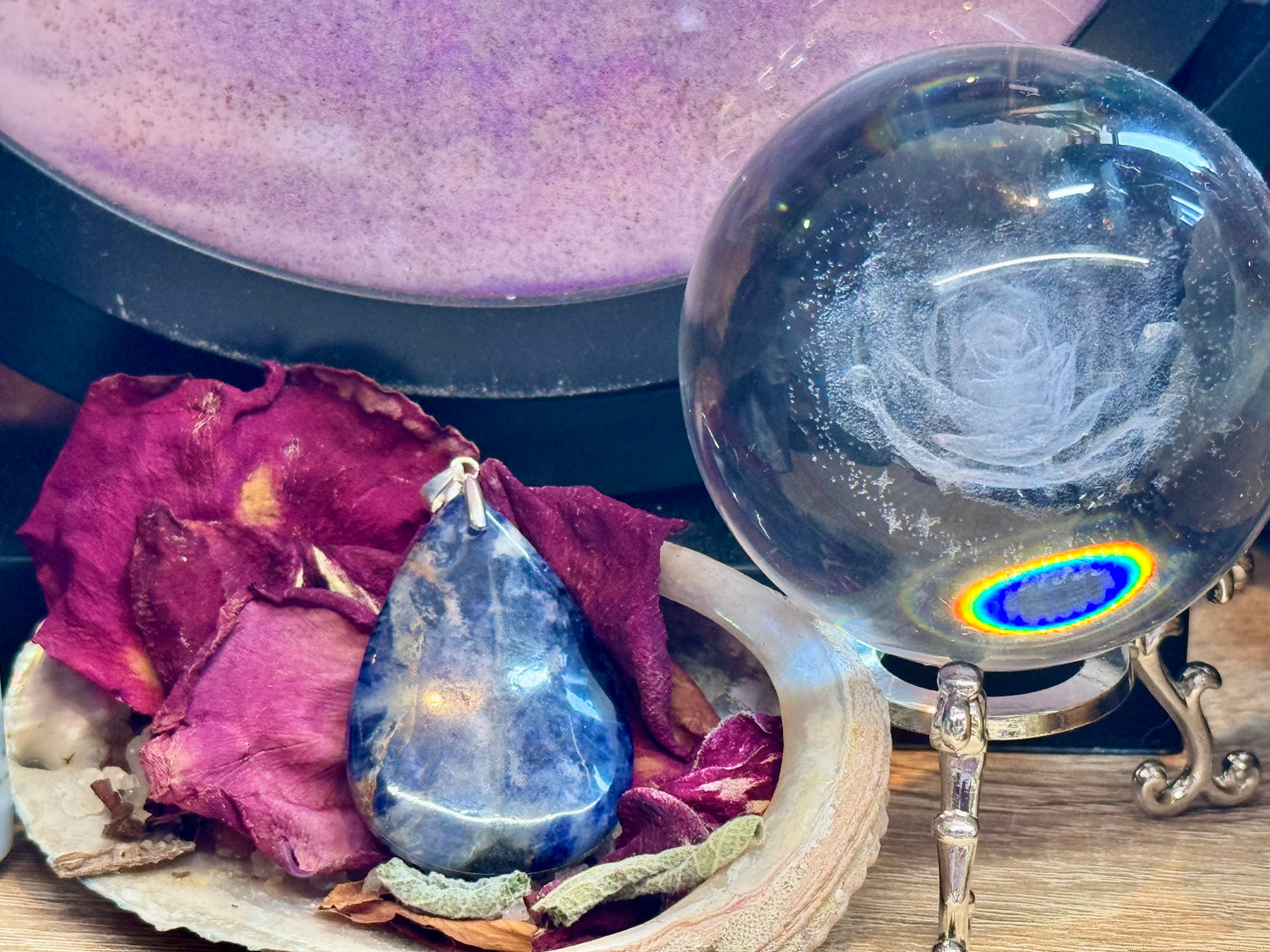 Pendentif en Sodalite