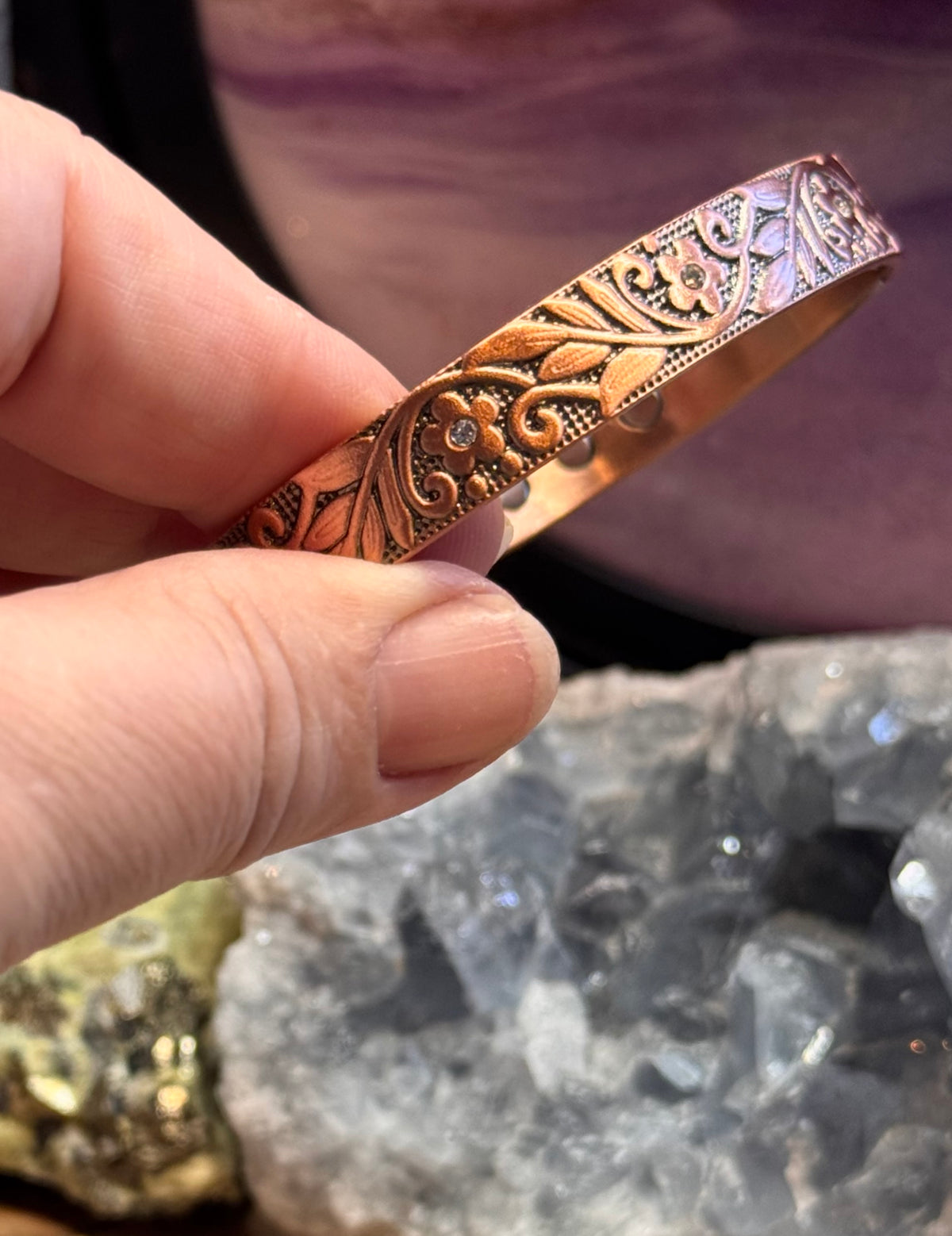 Bracelet magnétique avec aimants - H