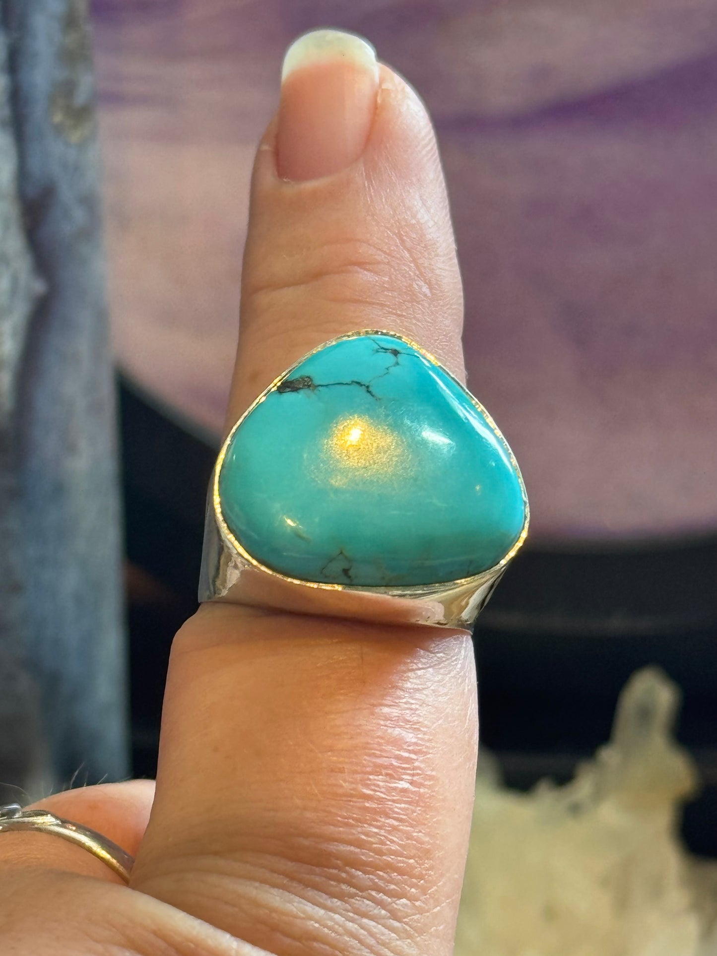 Chevalière en Turquoise T59