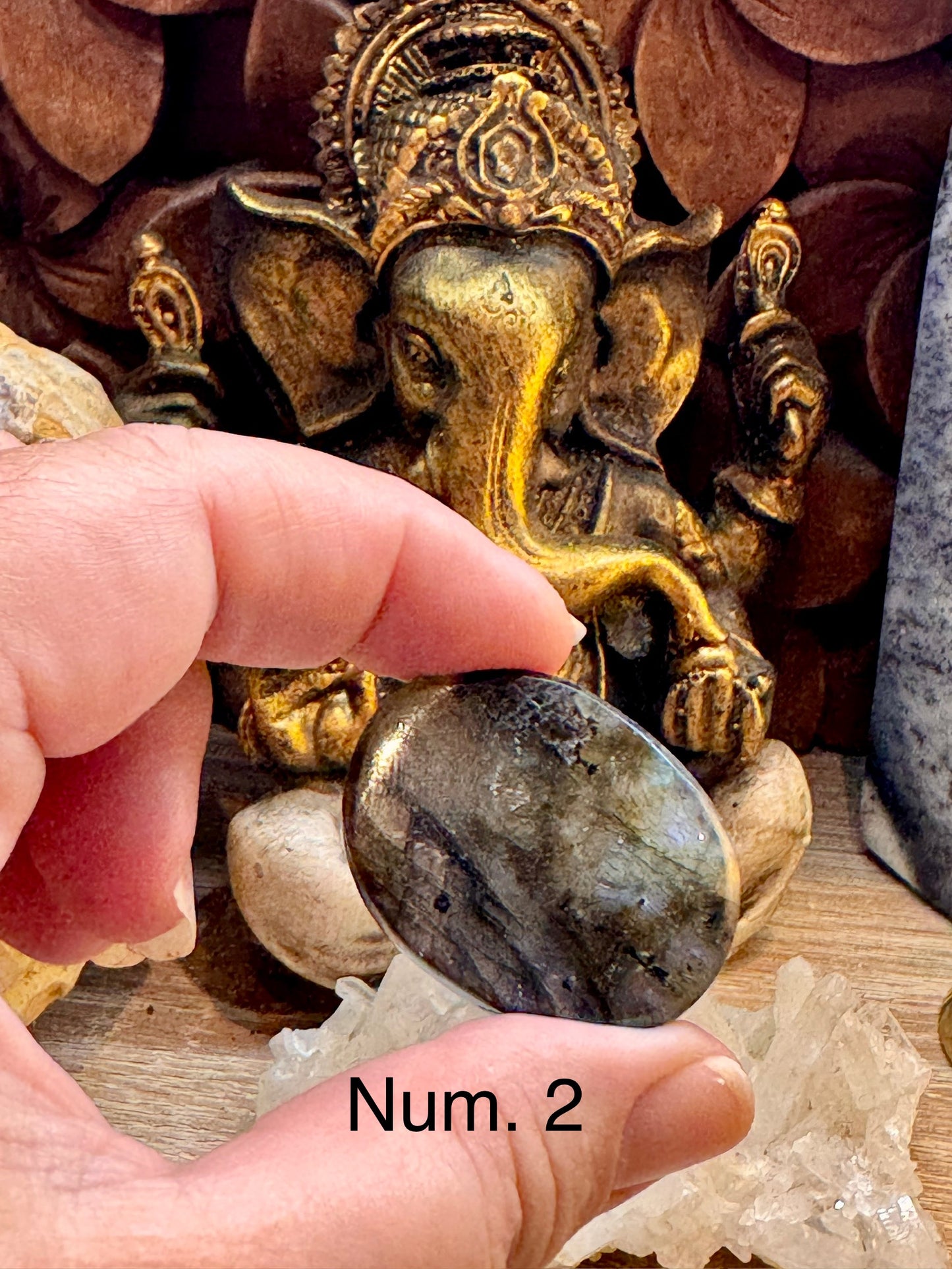 Galet de Labradorite