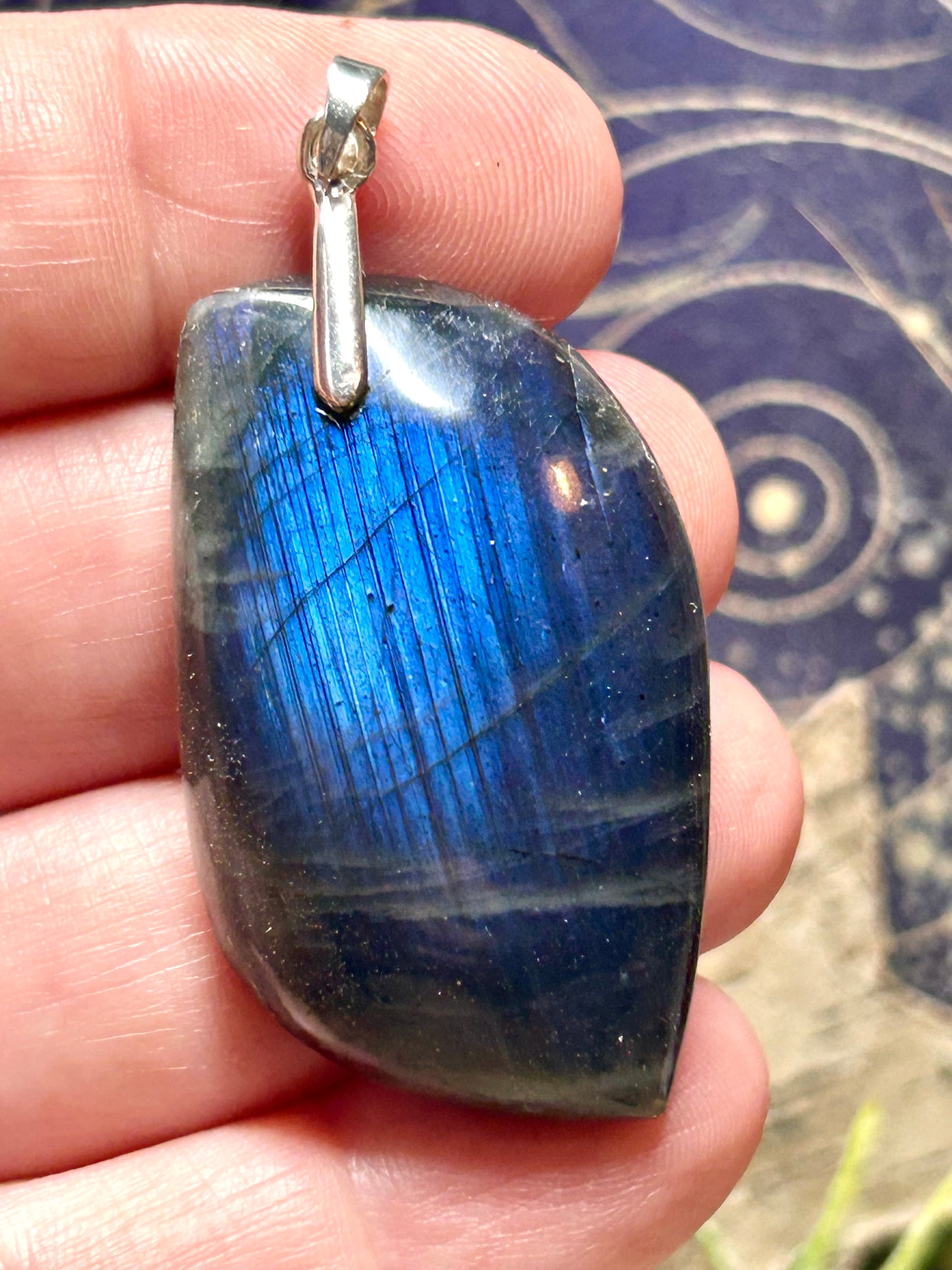 Pendentif en labradorite